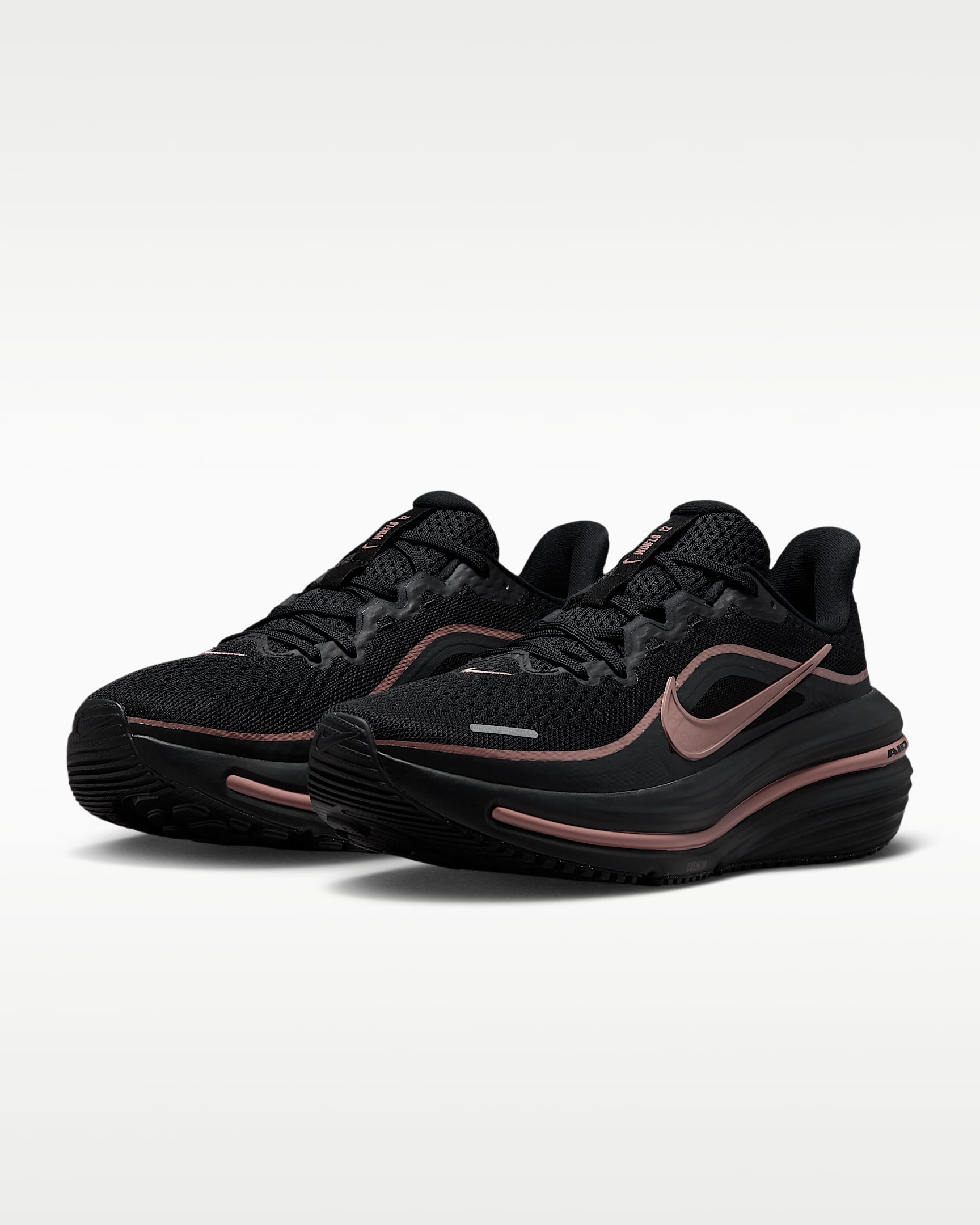 Chaussure de running sur route Nike Winflo 12 pour femme - Noir/Off Noir/Rose Gold/Metallic Rose Gold