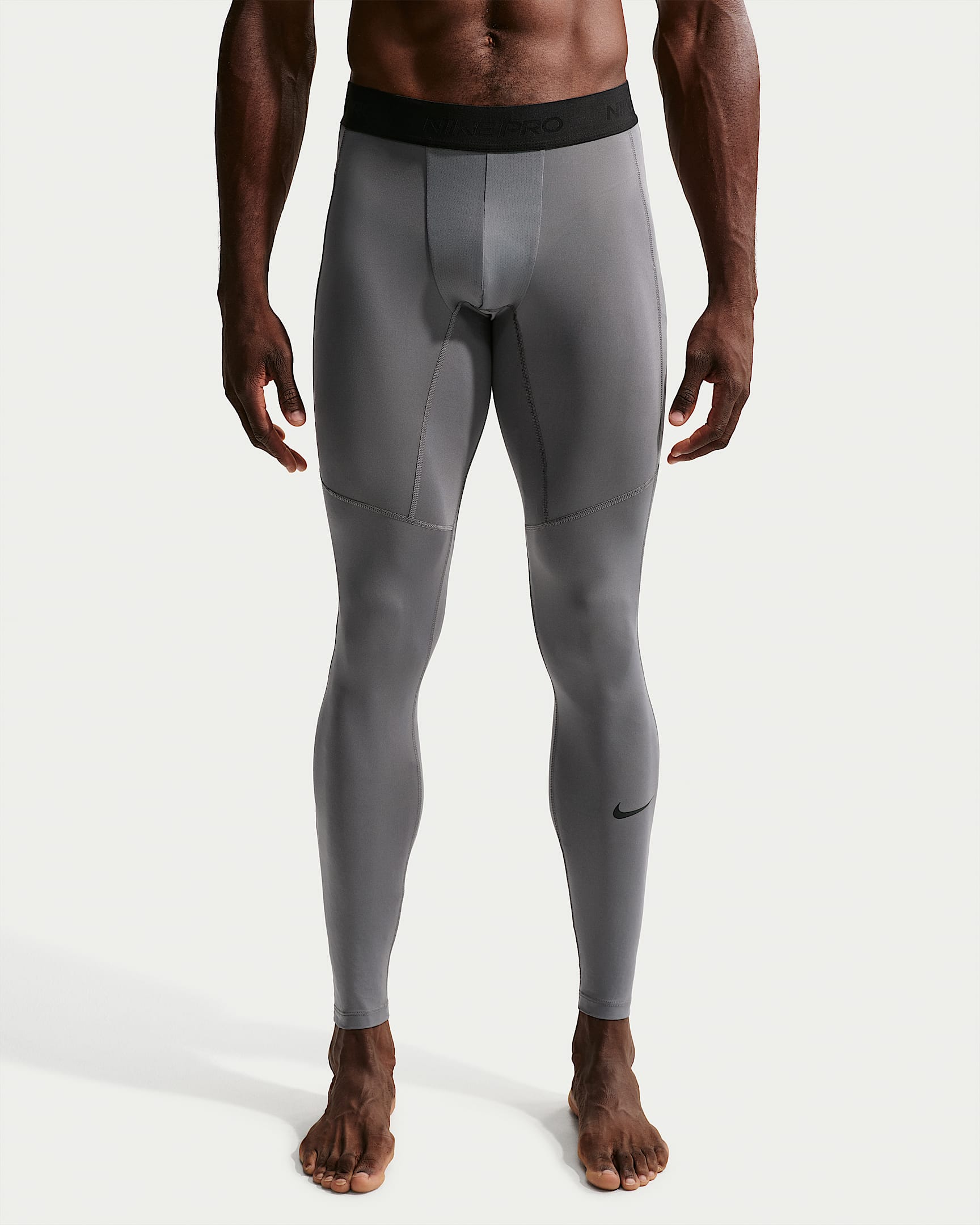 Legging de fitness Dri-FIT Nike Pro pour homme - Smoke Grey/Noir