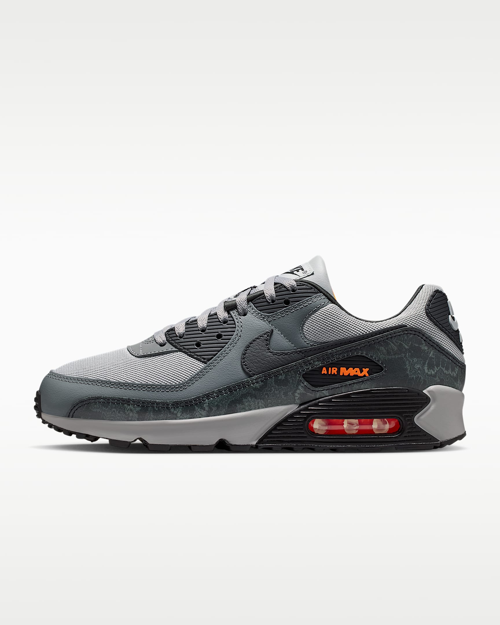 Nike Air Max 90 Premium Men's Shoes - Multi-Color/Multi-Color/Hyper Crimson/Black