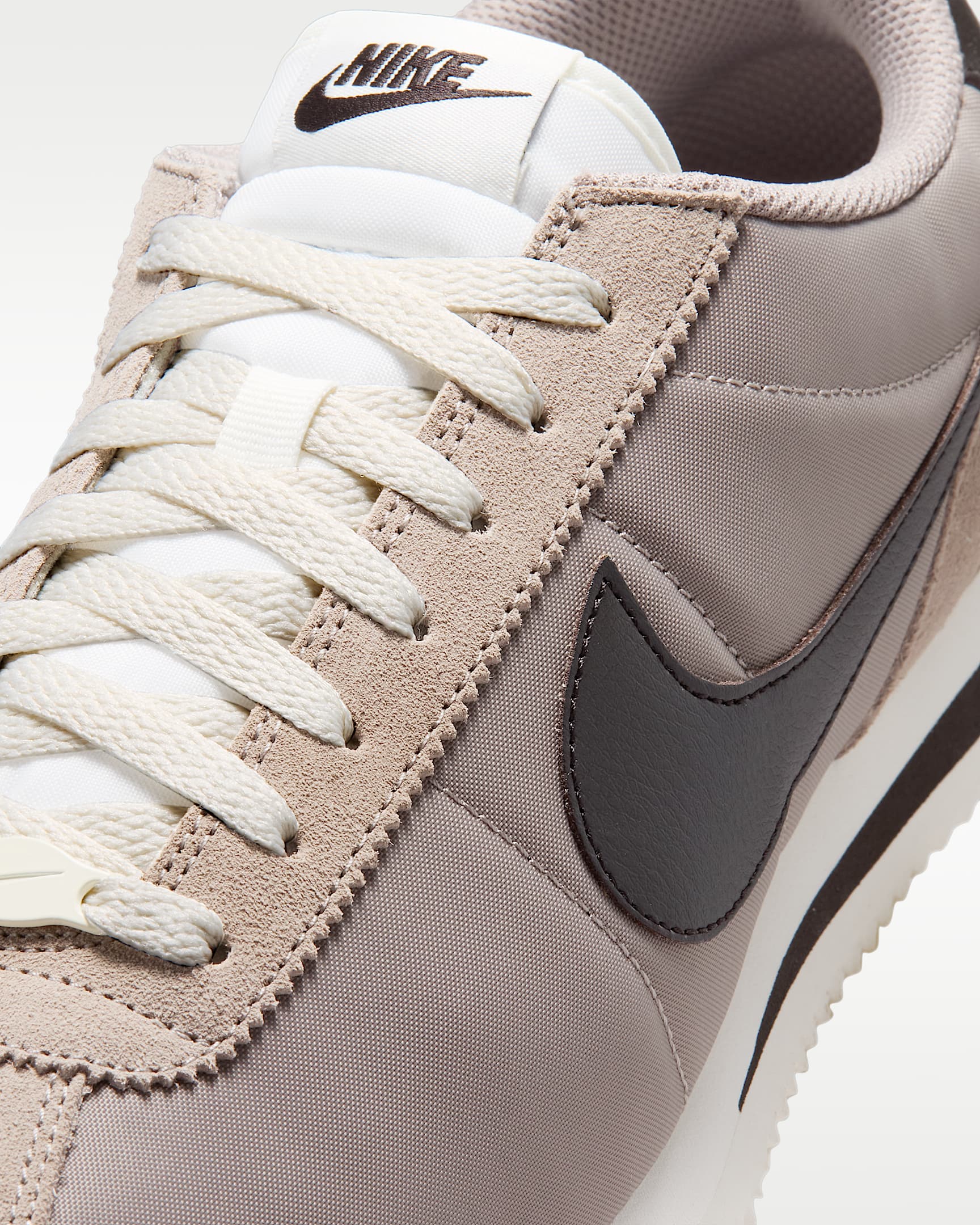 รองเท้าผู้ชาย Nike Cortez Textile - Moon Fossil/Sail/Shadow Brown