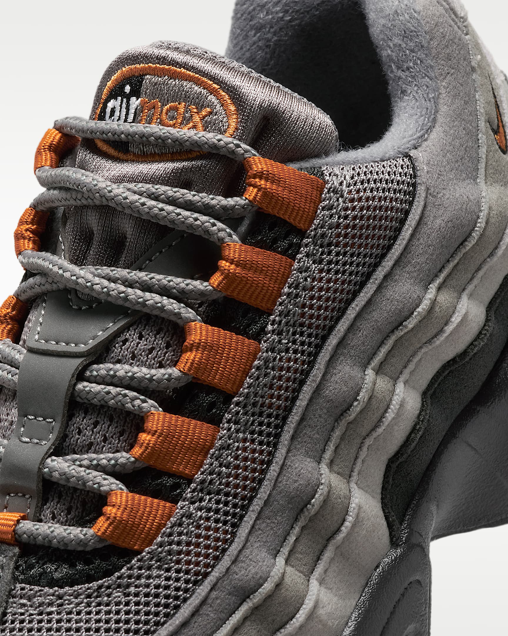 Nike Air Max '95 Younger Kids' Shoes - Pencil Point/Anthracite/Light Charcoal/Hot Curry
