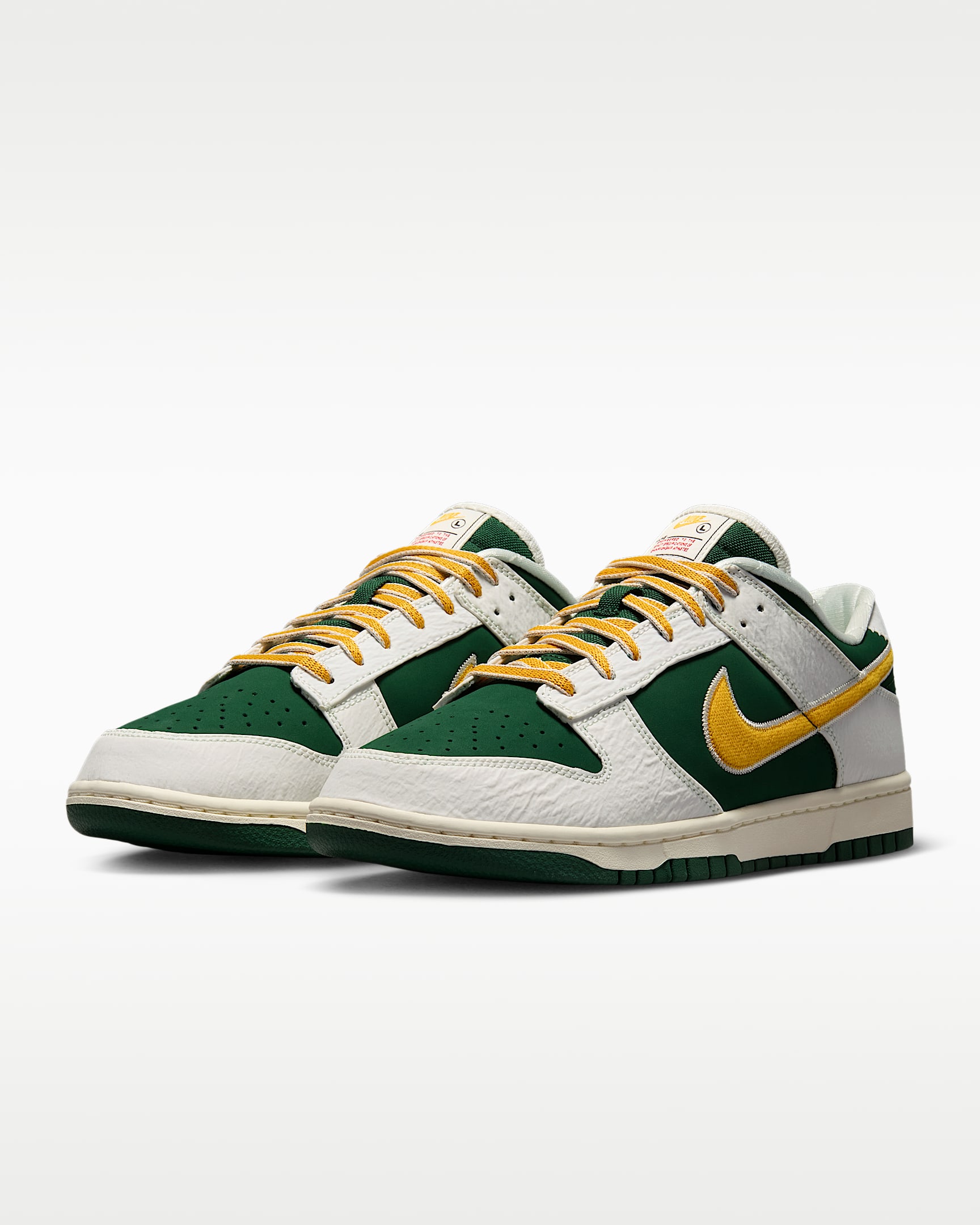 Nike Dunk Low Retro Men's Shoes - Sail/Fir/University Red/University Gold