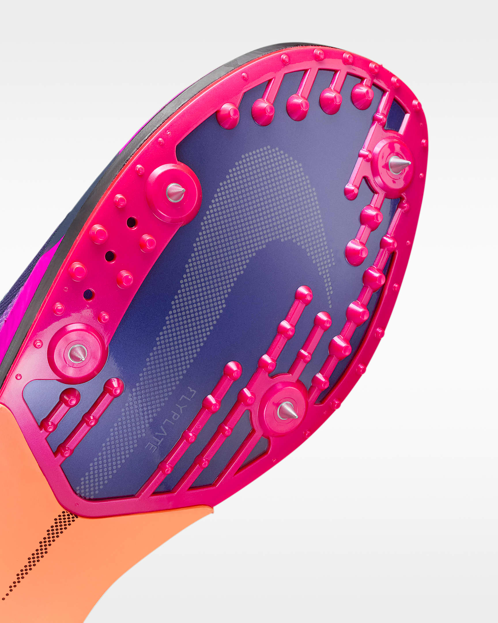 Nike Dragonfly 2 Elite 田徑長距離釘鞋 - 白色/Hyper Violet/Bright Crimson/Obsidian