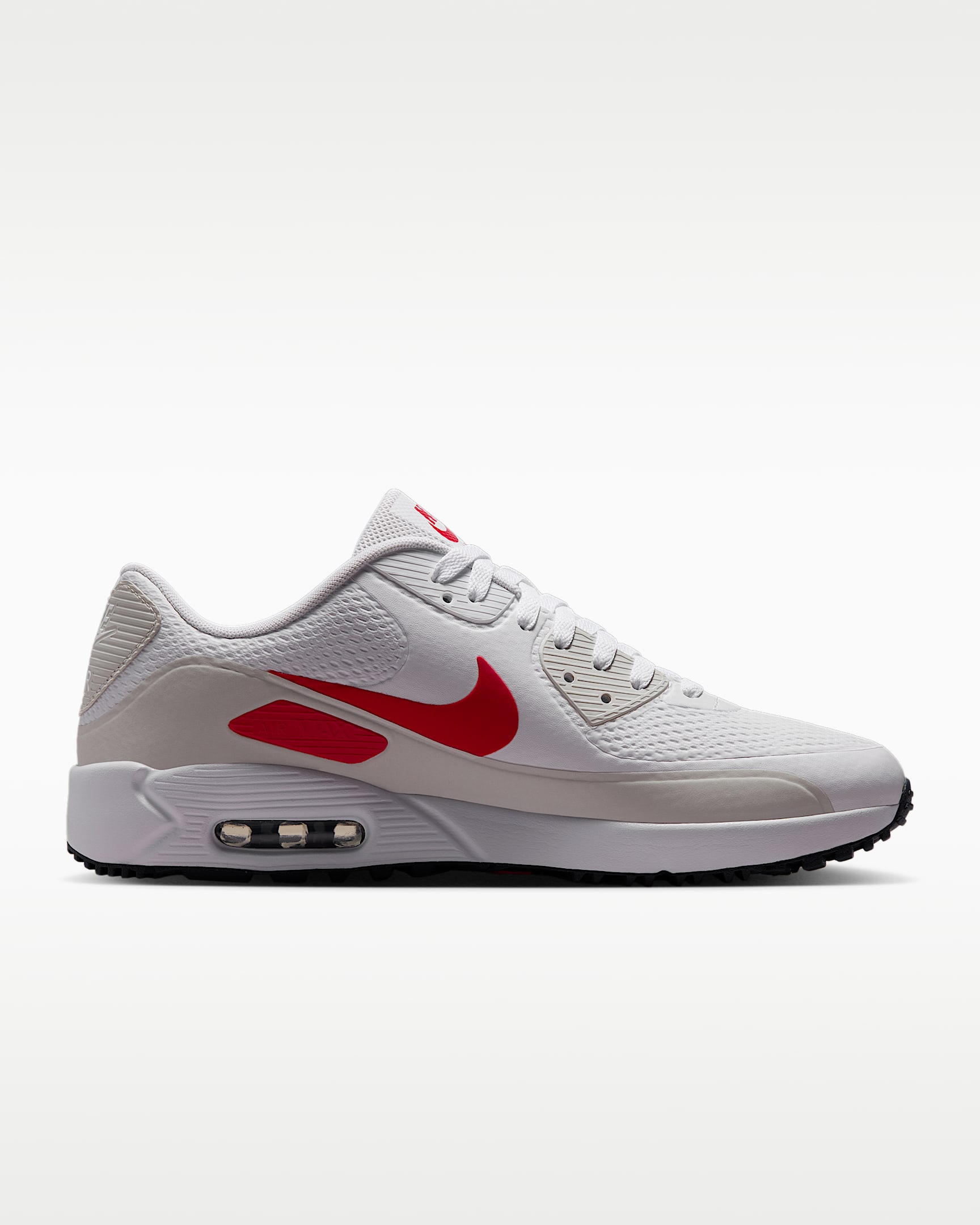 Buty do golfa Nike Air Max 90 G - Biel/Photon Dust/Midnight Navy/Fire Red