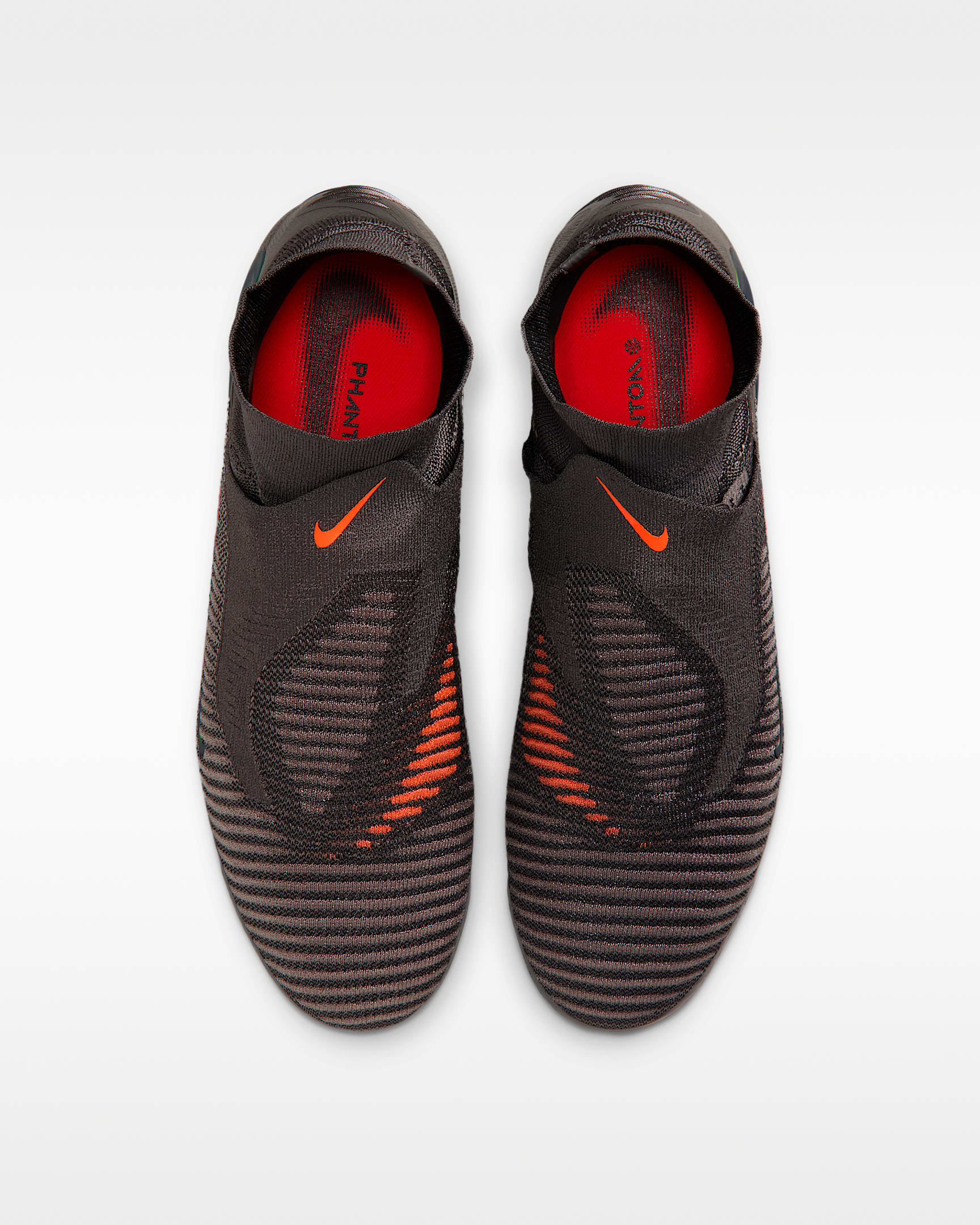 Nike Phantom 6 High Elite LV8 Firm-Ground Soccer Cleats - Medium Ash/Black/Gold Amber
