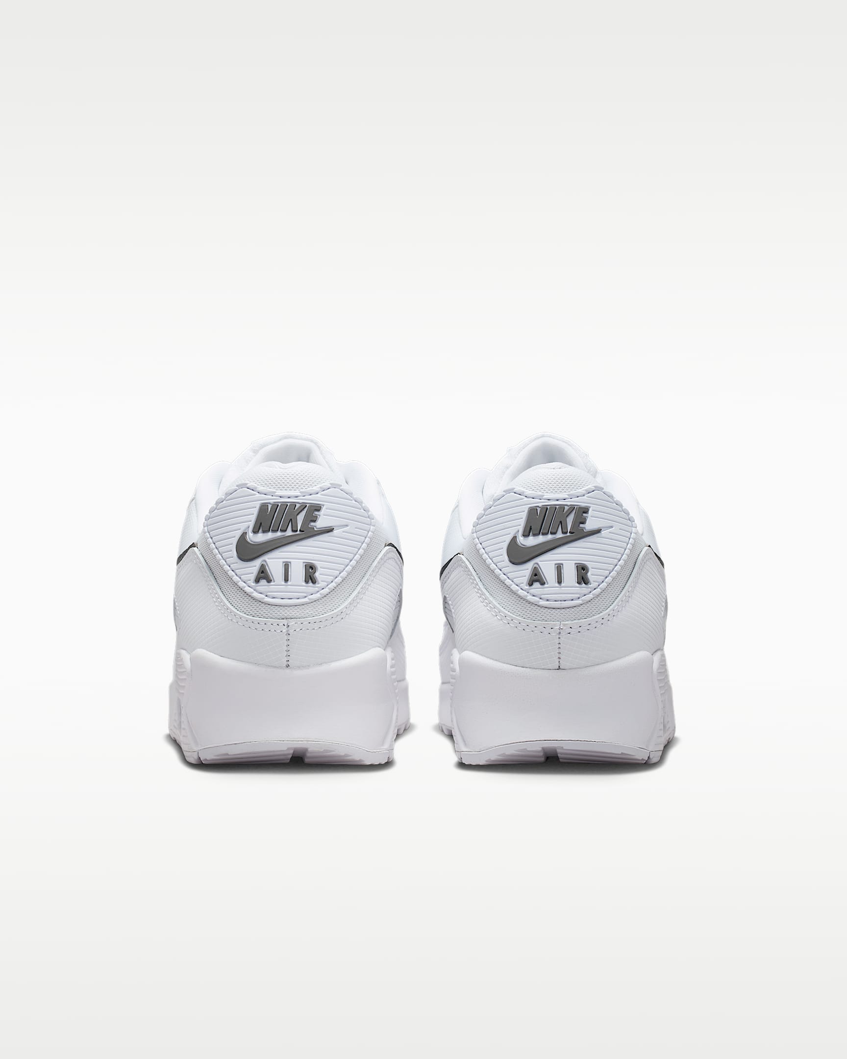Nike Air Max 90 Men's Shoes - White/White/Smoke Grey