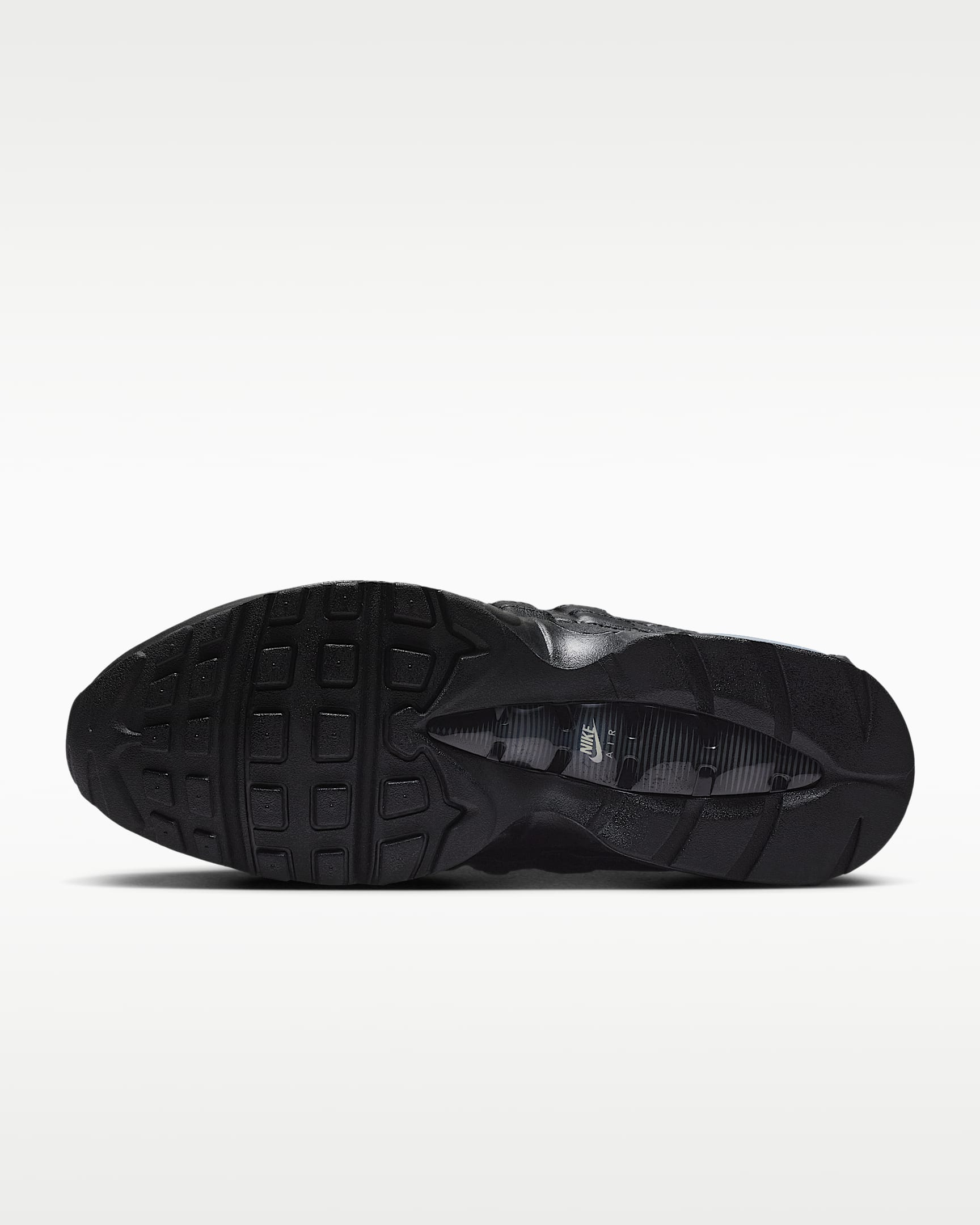 Nike Air Max 95 Big Bubble Leather Men's Shoes - Black/Black/Black