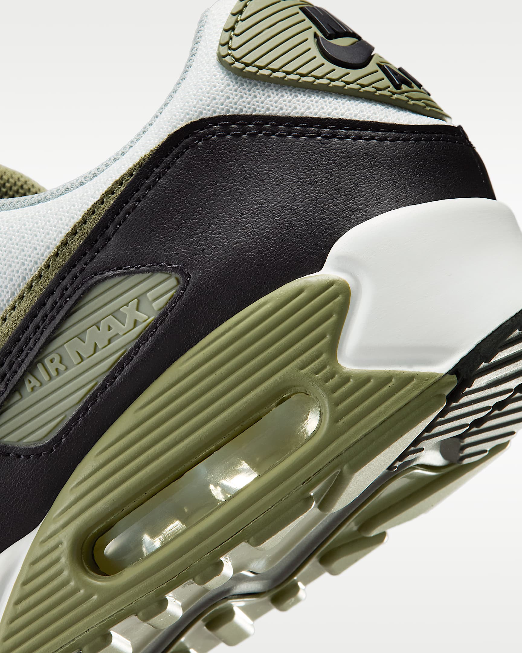 Nike Air Max 90 Men's Shoes - Summit White/Light Pumice/Black/Silver Sage