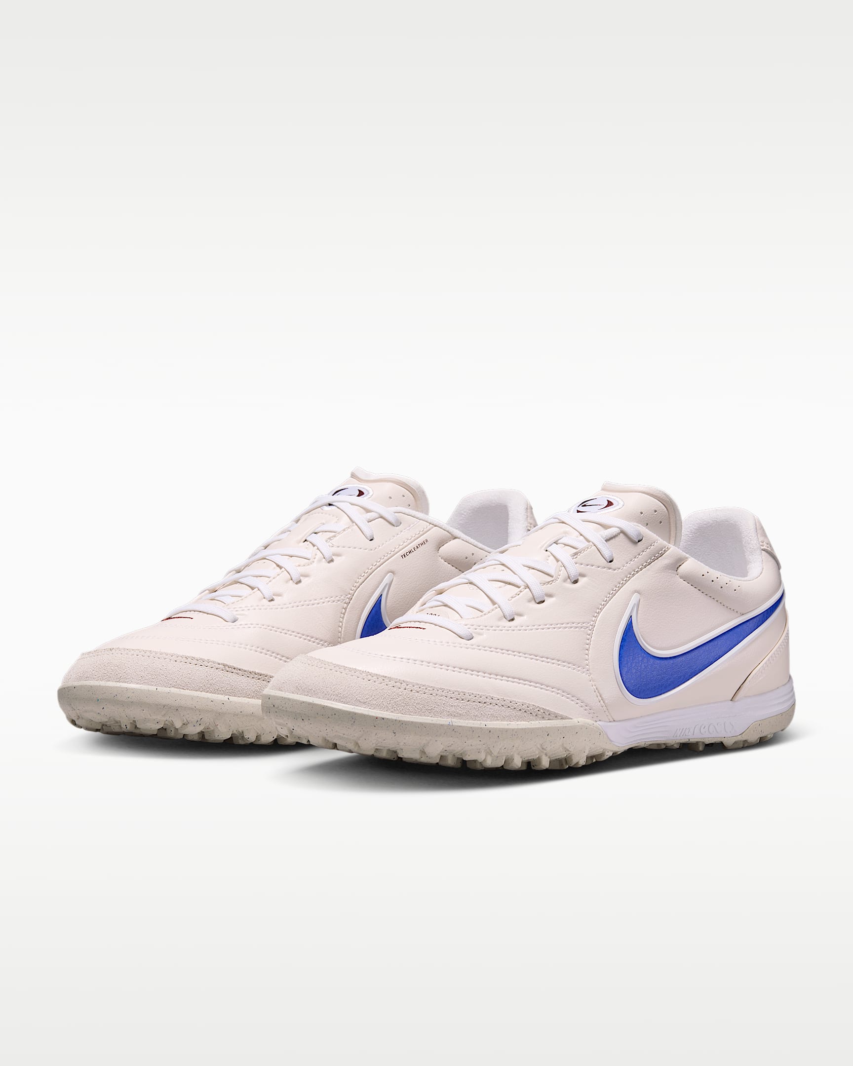 Nike Tiempo Ligera Pro Düşük Bilekli Halı Saha Kramponu - Chalk/Beyaz/Racer Blue