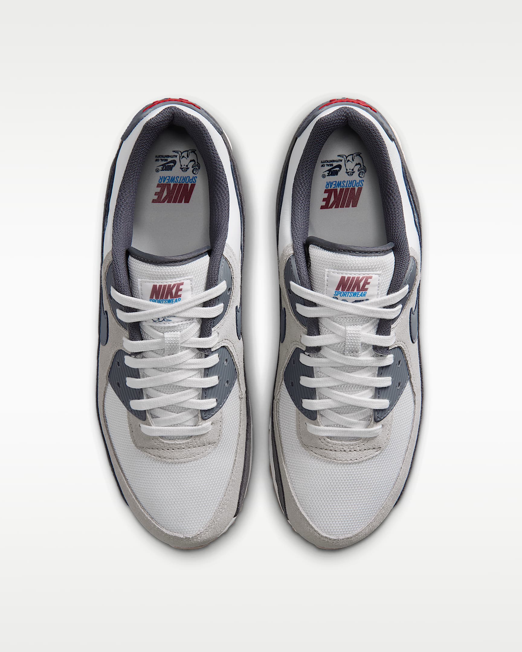 Nike Air Max 90 Premium Men's Shoes - Summit White/College Grey/Anthracite/Particle Grey