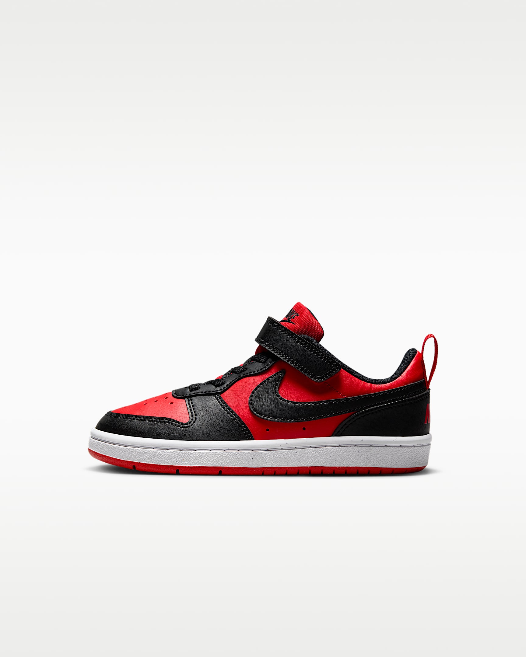 Nike Court Borough Low Recraft kleuterschoenen - University Red/Wit/Zwart
