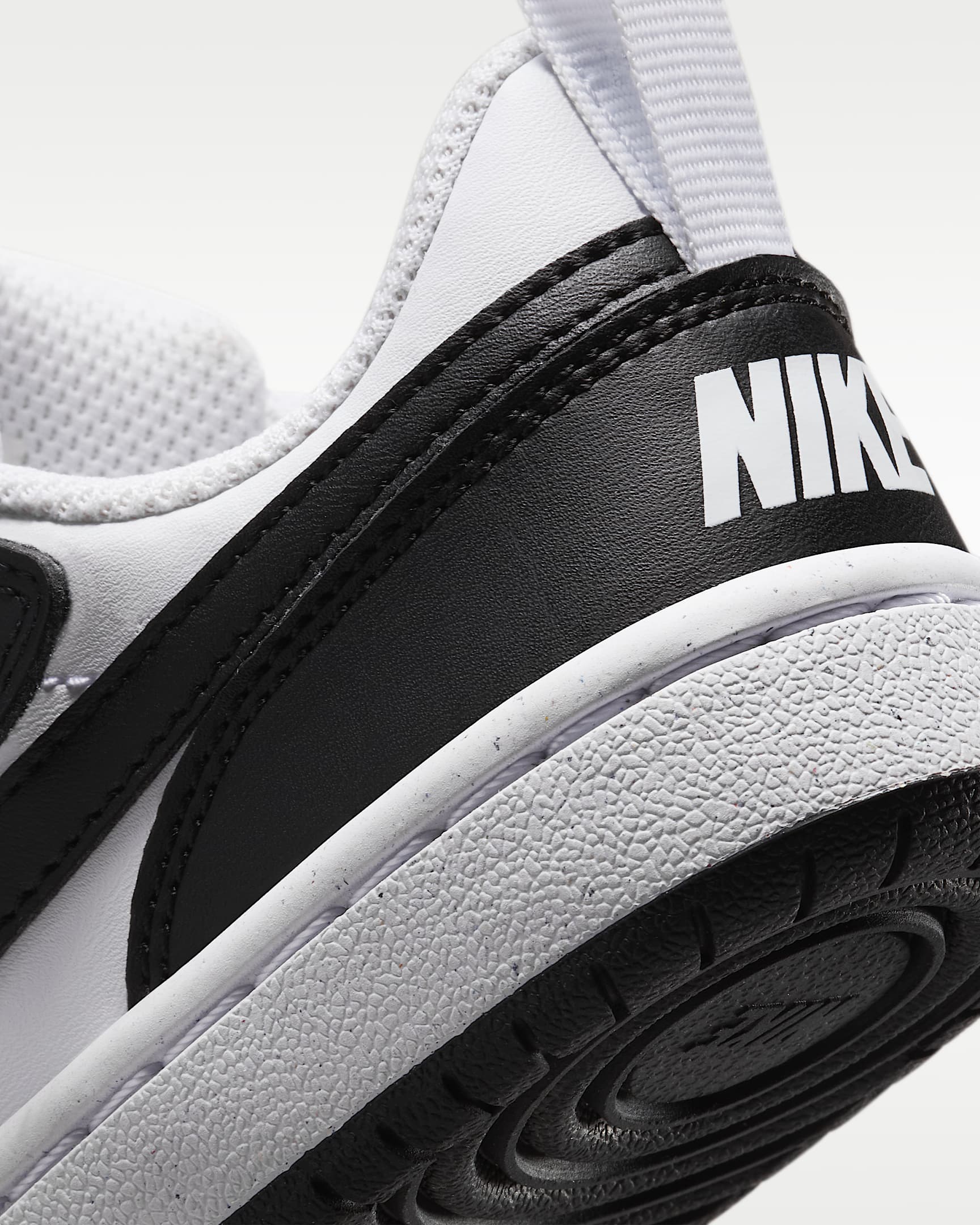 Nike Court Borough Low Recraft kleuterschoenen - Wit/Zwart