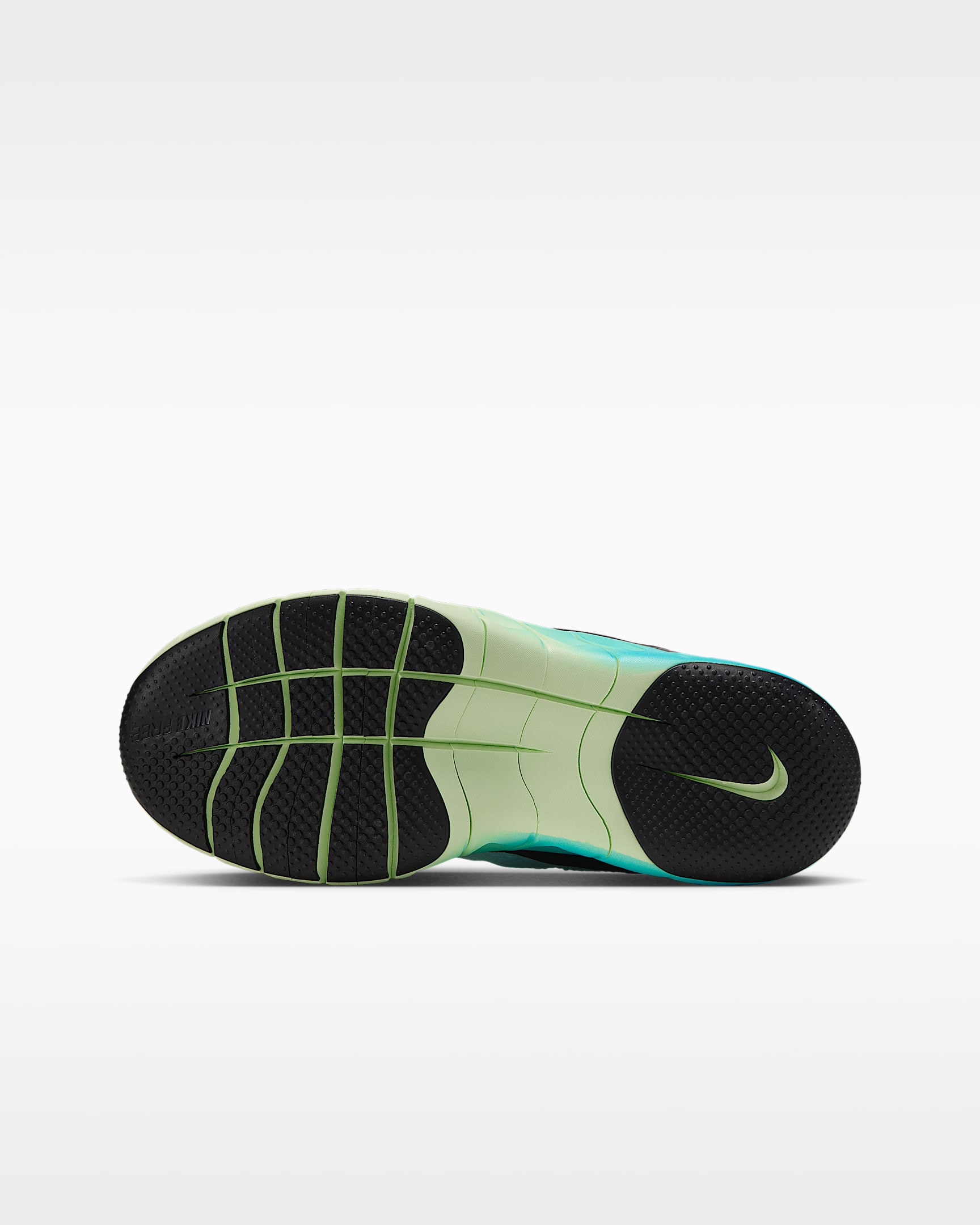 Tenis de correr para niños grandes Nike Free Ride - Azul glacial/Azul corriente claro/Voltio ligero/Negro