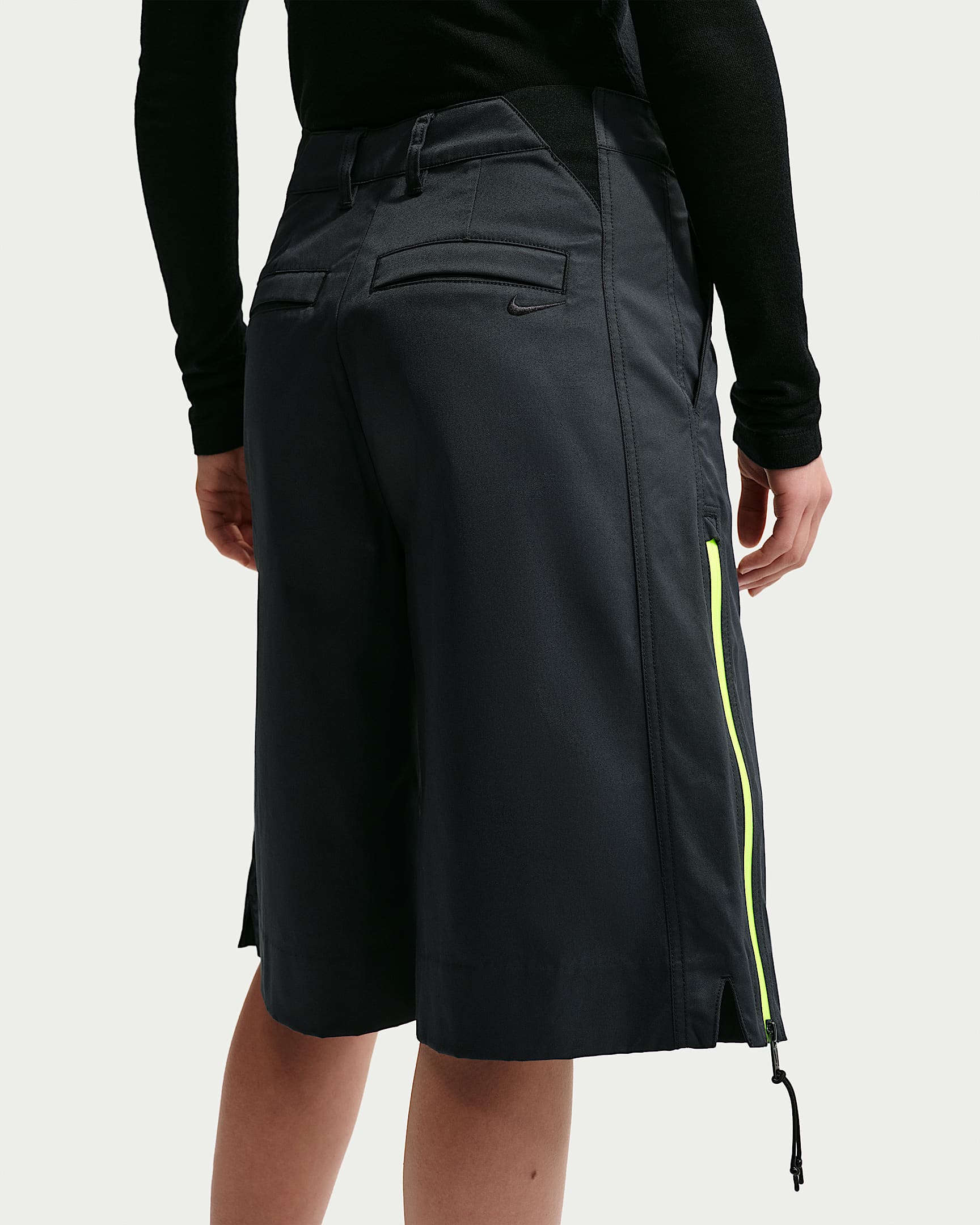 Nike Sportswear Airreverent Women's Low-Rise Shorts - Black/Black