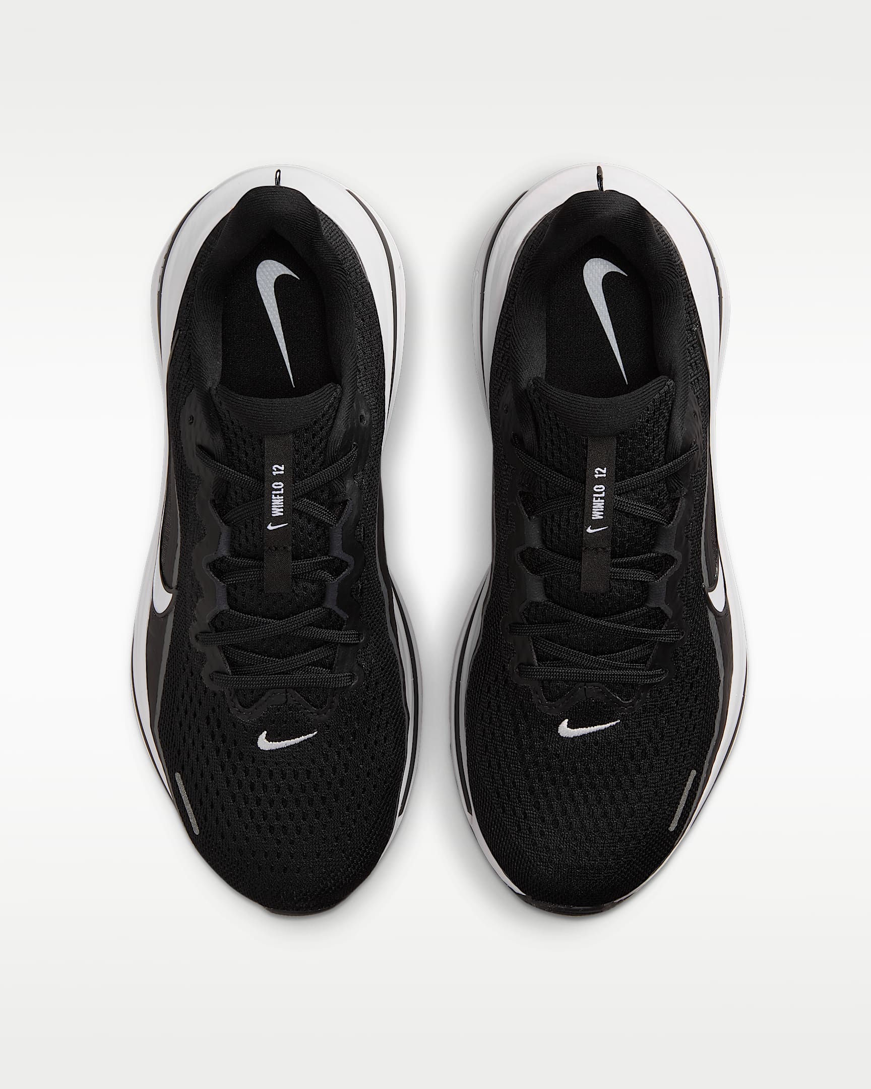 Nike Winflo 12 Women's Road Running Shoes (Wide) - Black/Dark Smoke Grey/White