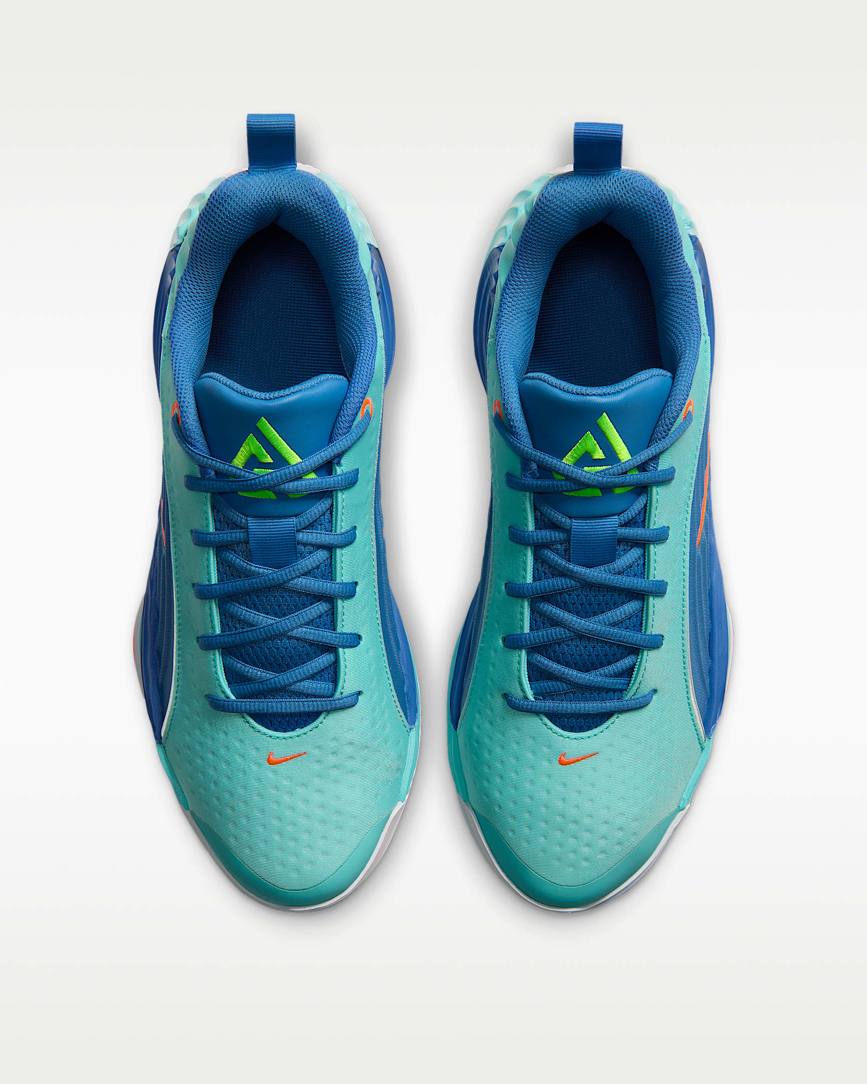 Giannis Immortality 5 Basketball Shoes - Hyper Turquoise/Star Blue/Hyper Turquoise/Hyper Orange