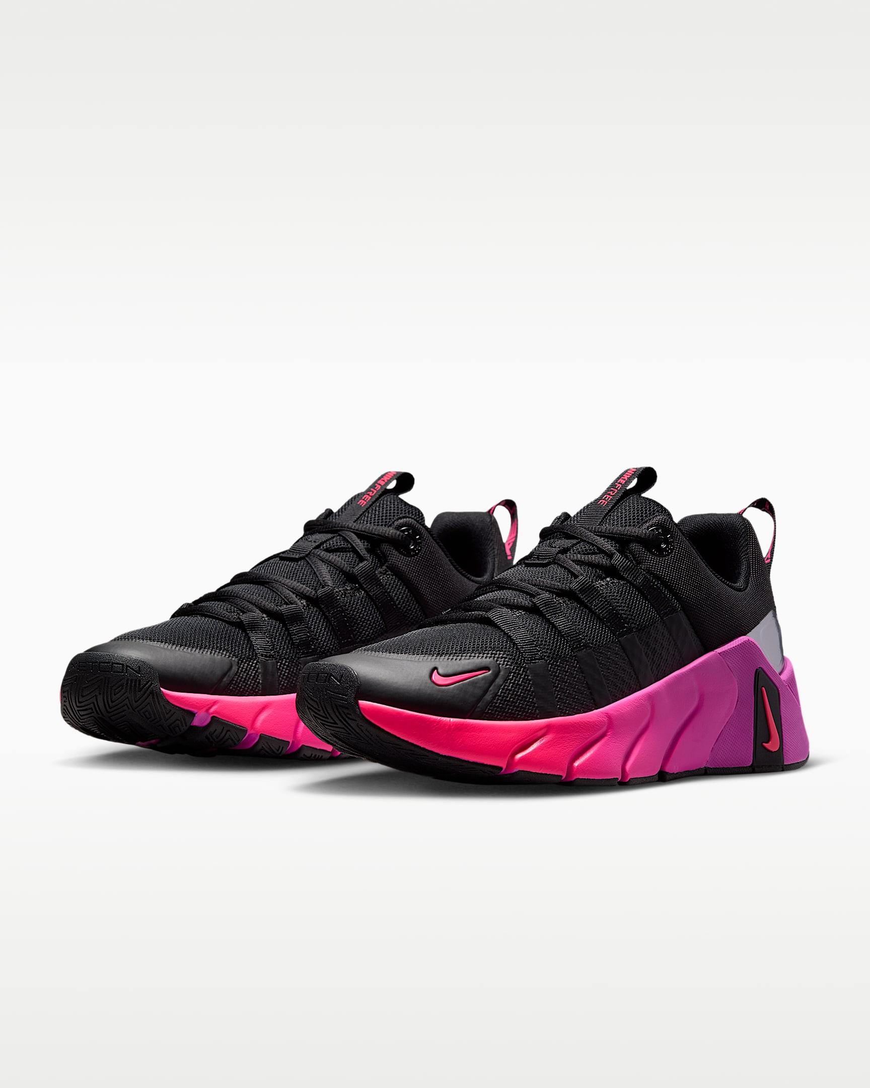Nike Free Metcon 7 Women's Training Shoes - Black/Hyper Pink/Metallic Cool Grey/Fuchsia Blast