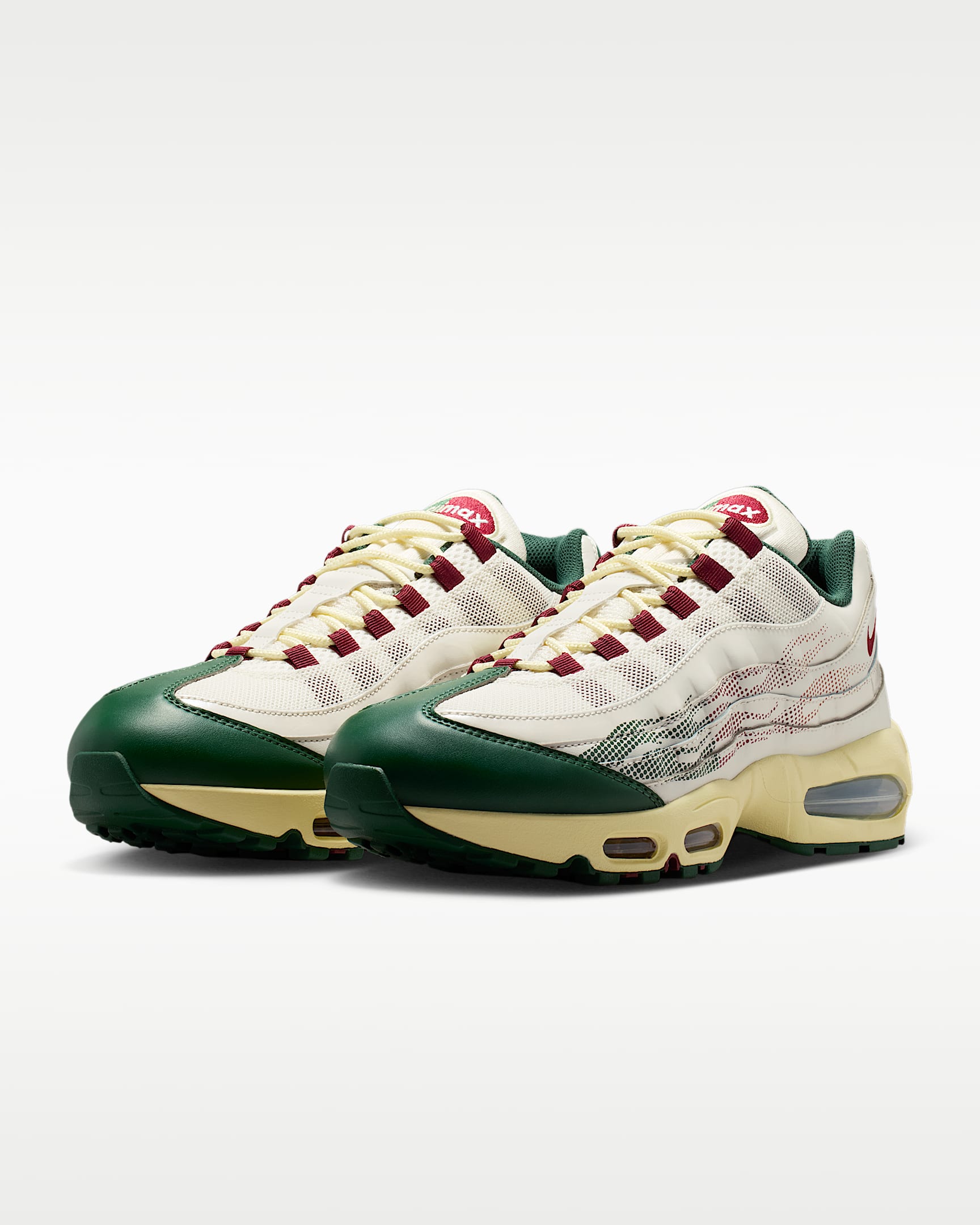 Nike Air Max 95 "Big Bubble" SE Men's Shoes - Phantom/Fir/Alabaster/Team Red