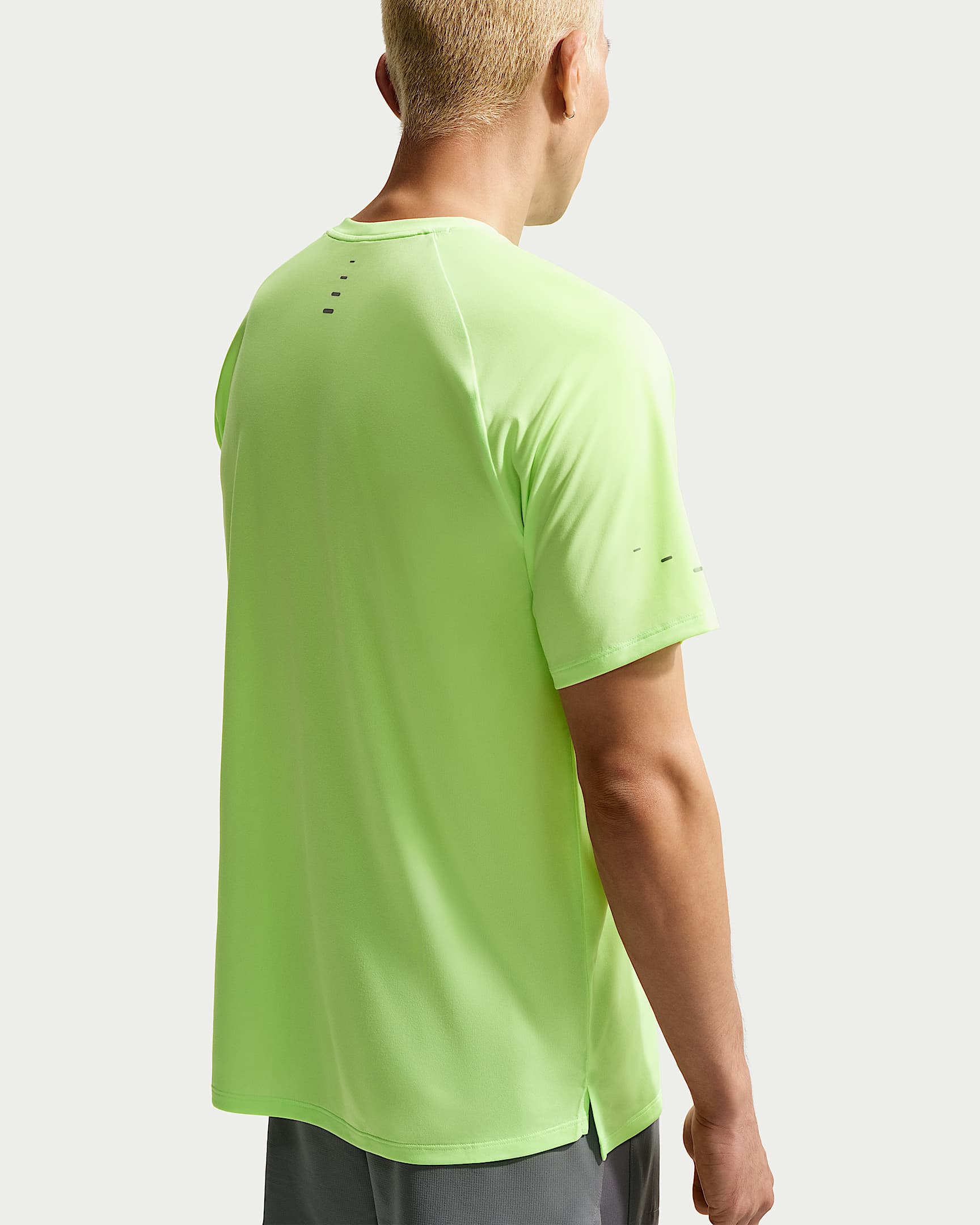 Nike Stride Men's Dri-FIT ADV Short-Sleeve Running Top - Lime Blast