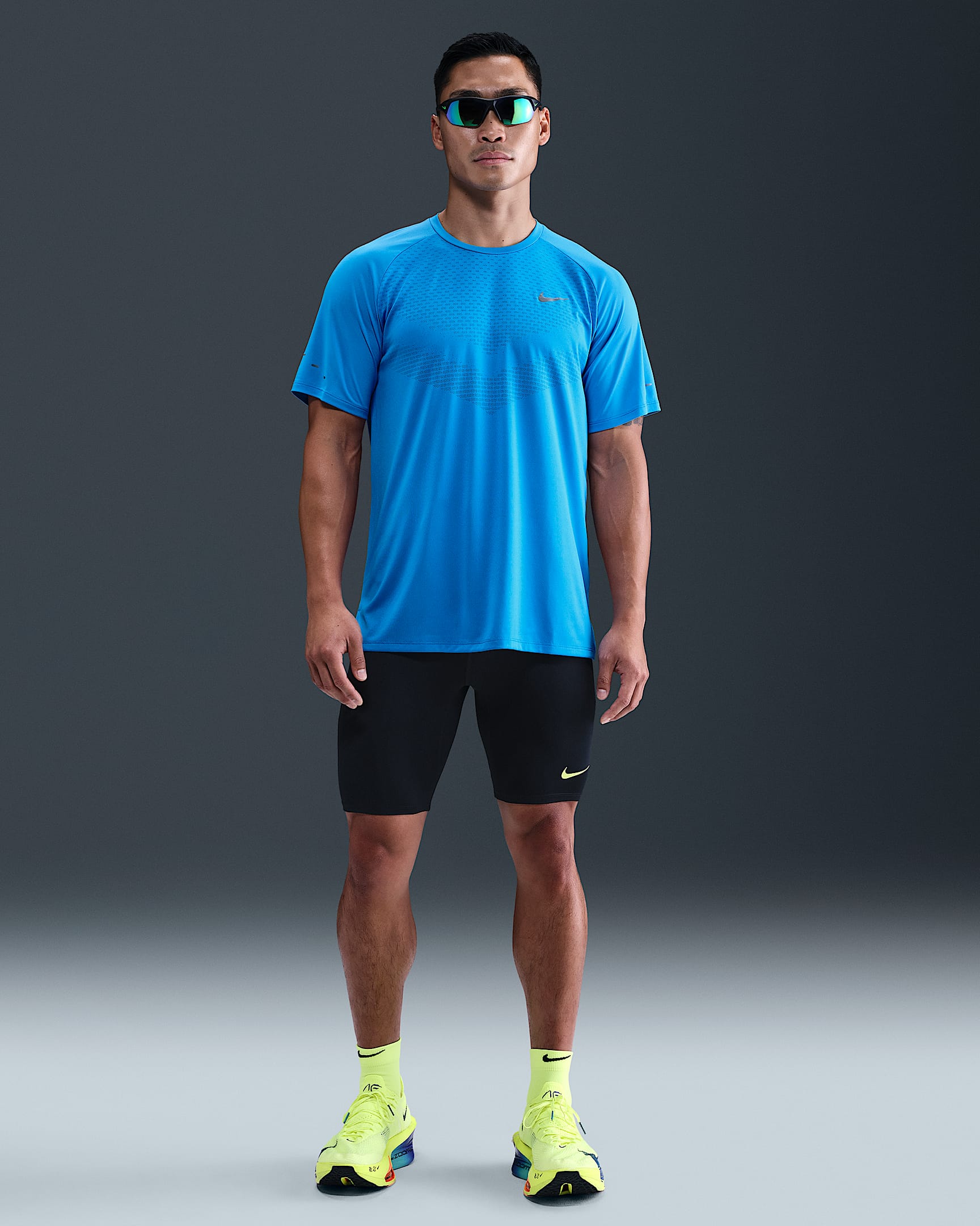 Nike Stride Men's Dri-FIT ADV Short-Sleeve Running Top - Blue Hero