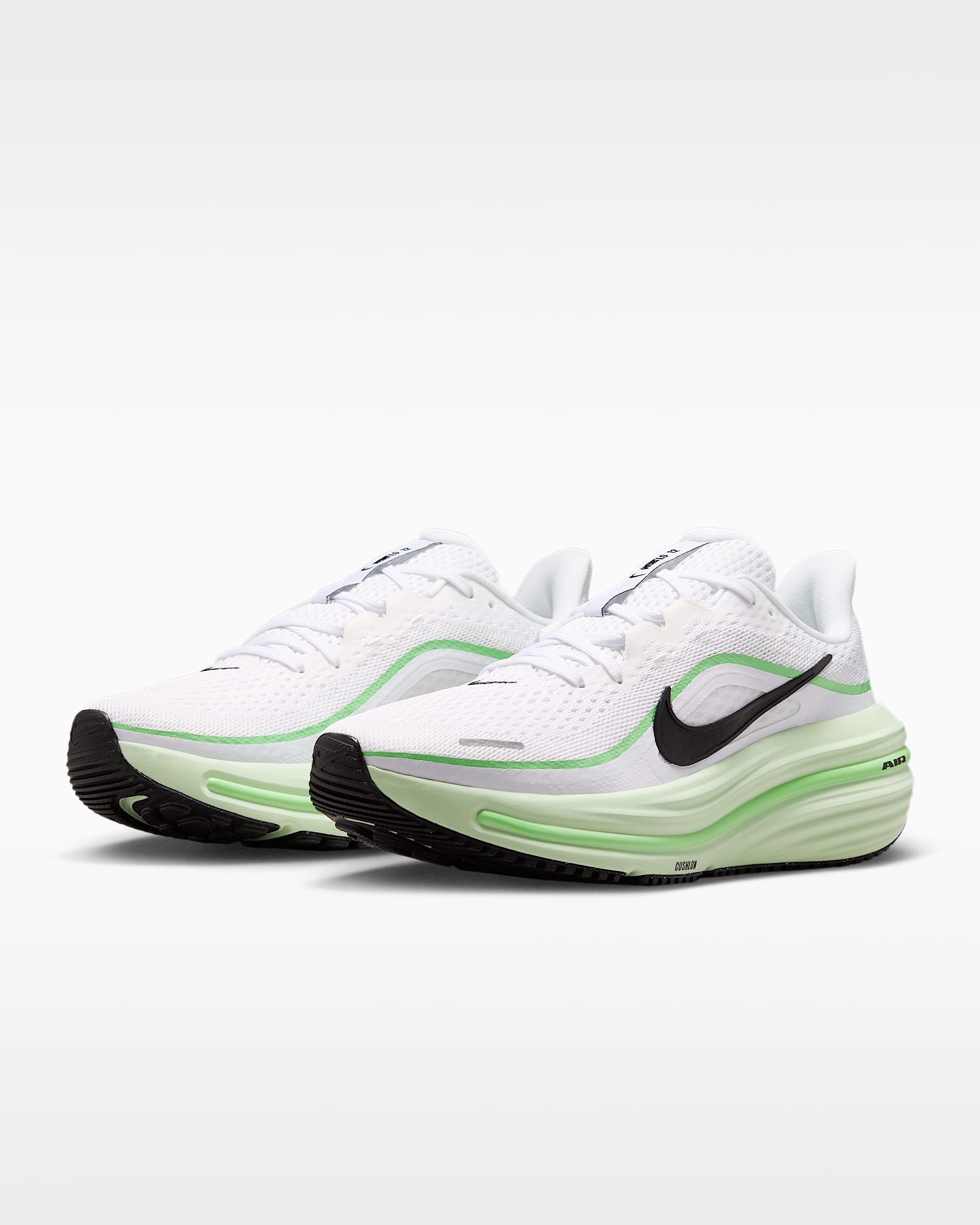 Nike Winflo 12 Women's Road Running Shoes - White/Illusion Green/Cucumber Calm/Black