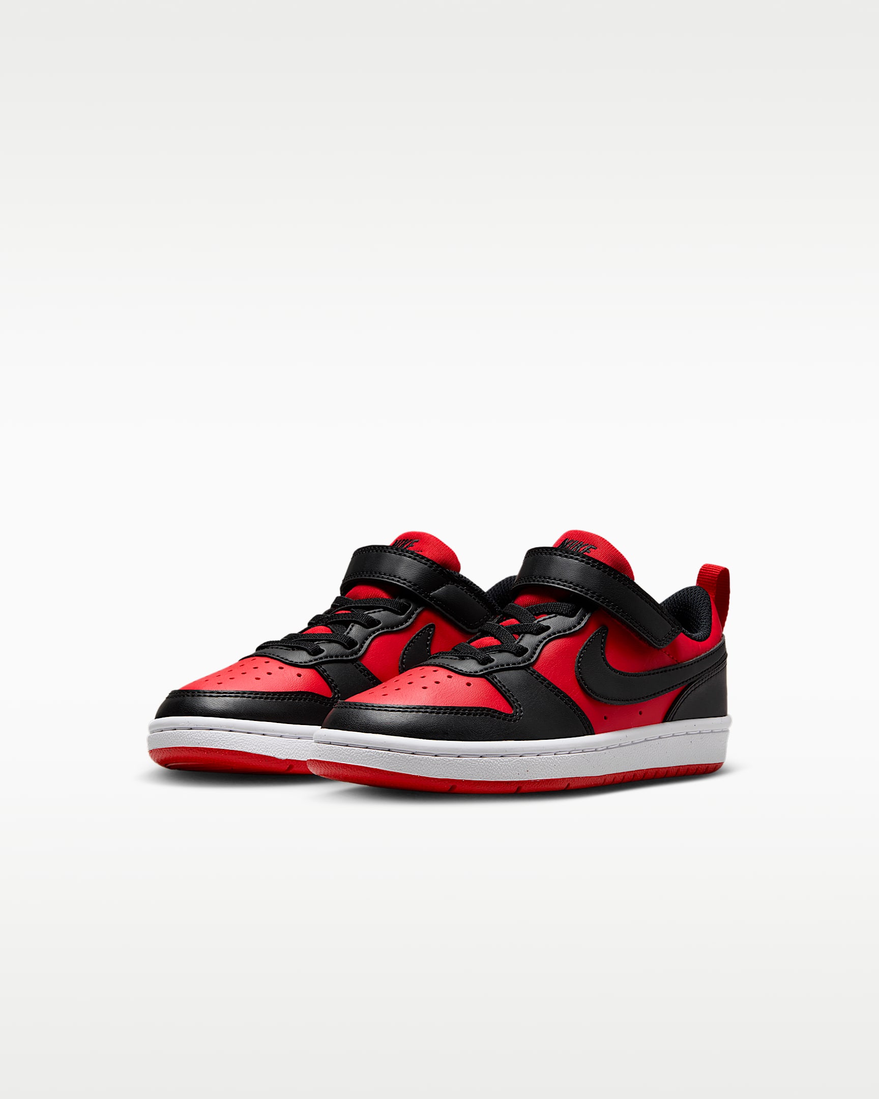 Nike Court Borough Low Recraft kleuterschoenen - University Red/Wit/Zwart