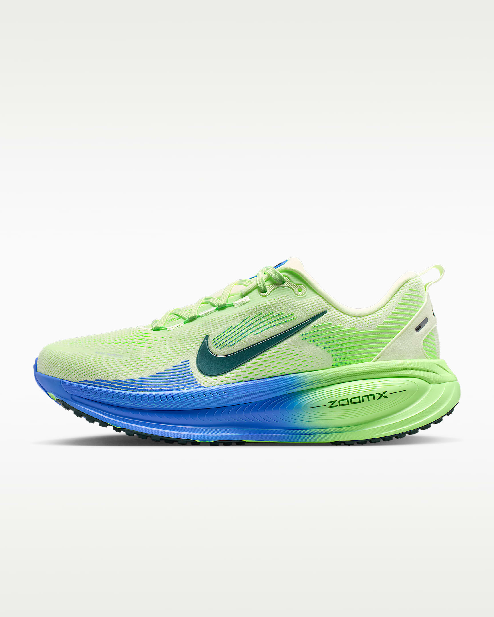 Nike Vomero 18 Men's Road Running Shoes - White/Volt Tint/Sapphire/Black Spruce