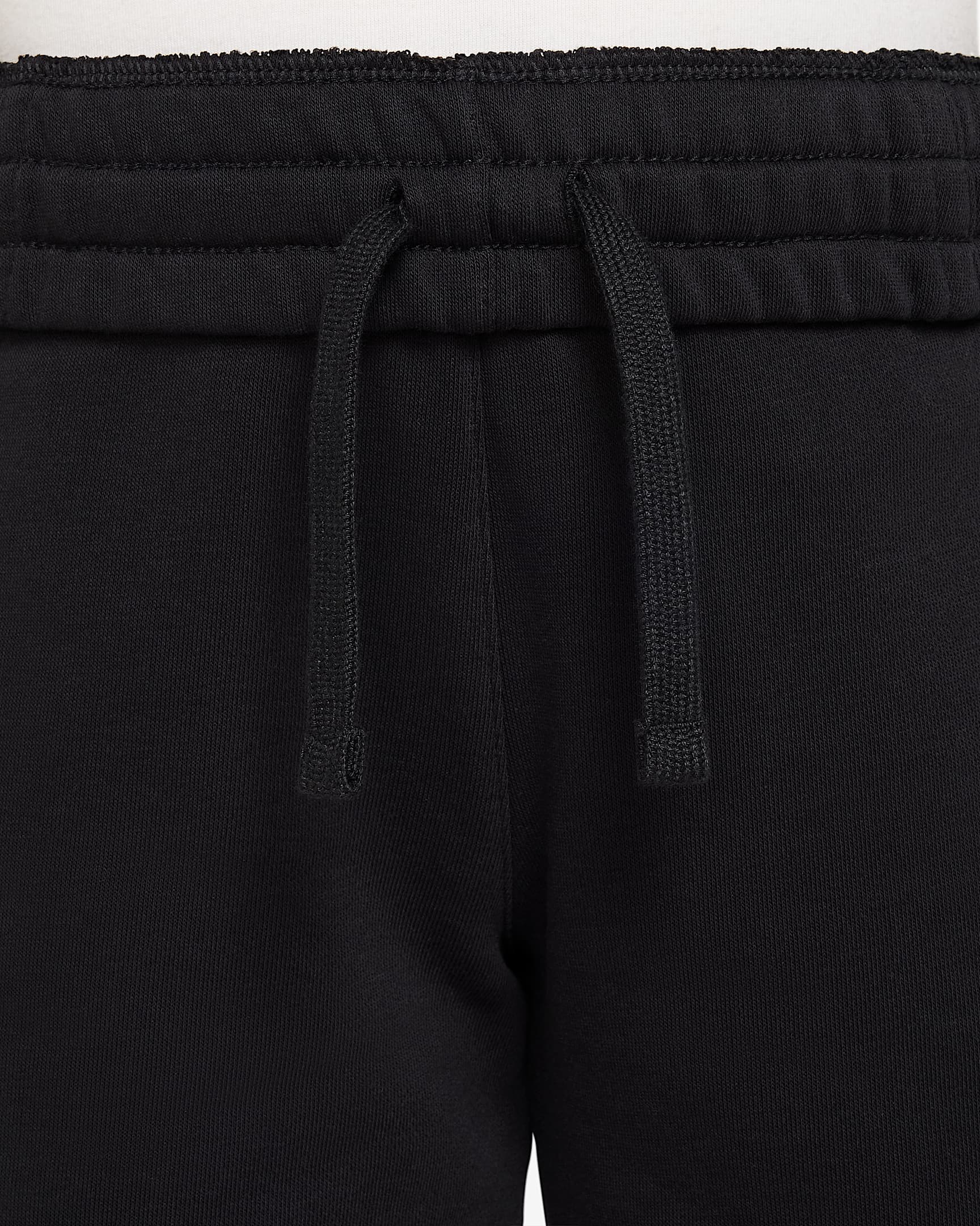 Nike Sportswear Club Fleece Older Kids' French Terry Shorts - Black/White