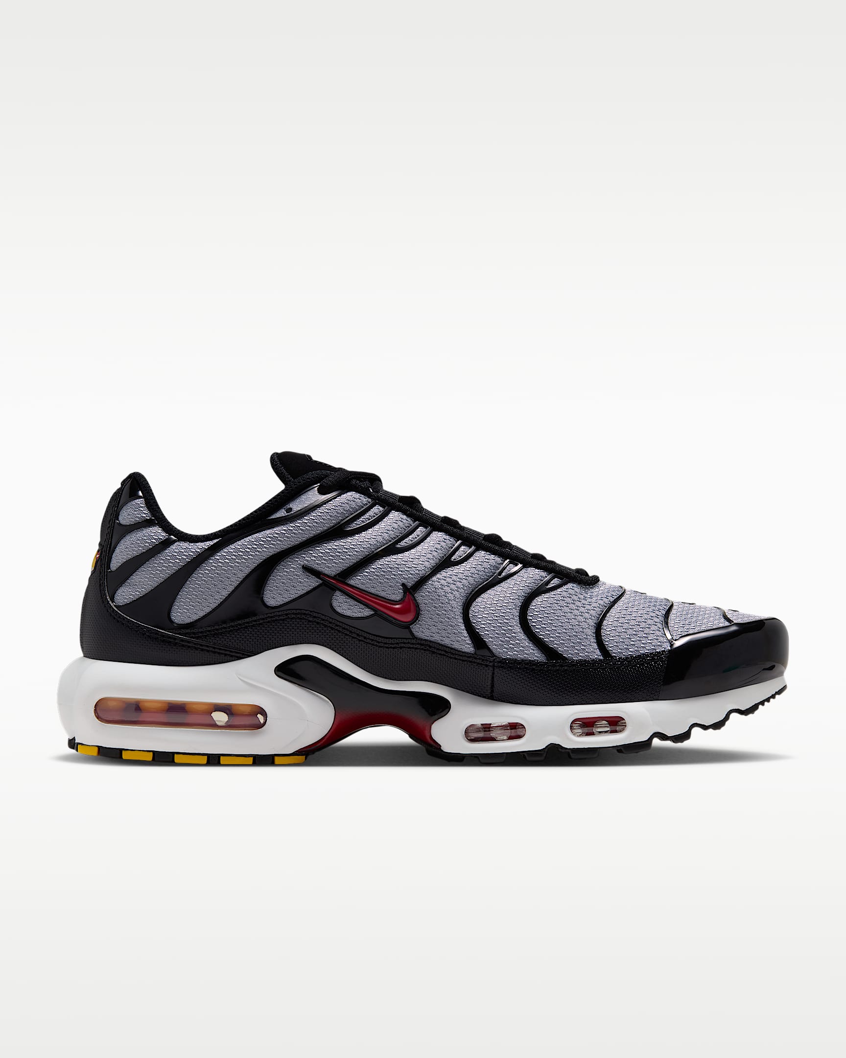 Nike Air Max Plus Men's Shoes - Wolf Grey/Black/White/Tough Red