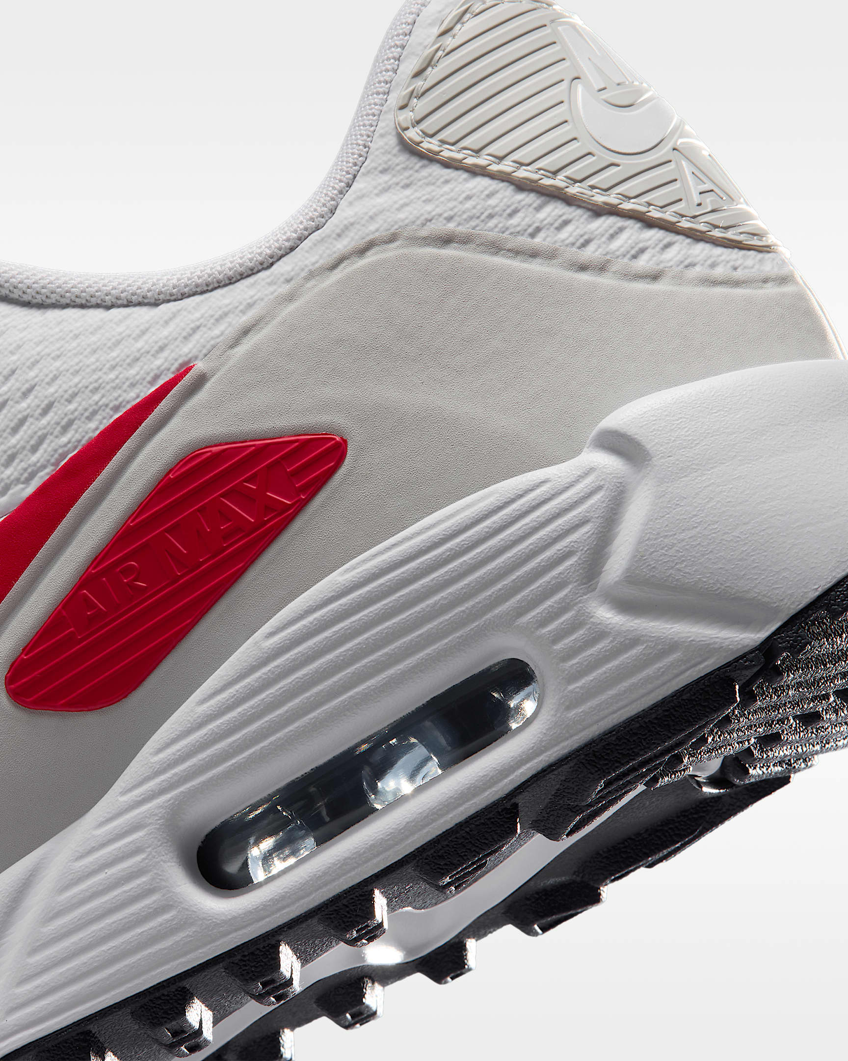 Buty do golfa Nike Air Max 90 G - Biel/Photon Dust/Midnight Navy/Fire Red