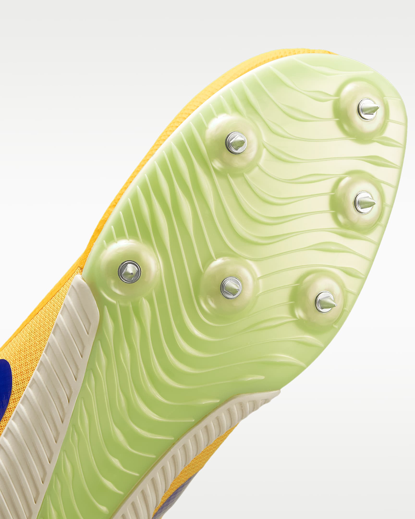 Chaussures à pointes d'athlétisme multi-événements Nike Zoom Rival Multi - Citron Pulse/Volt Glow/Hyper Violet/Indigo Burst