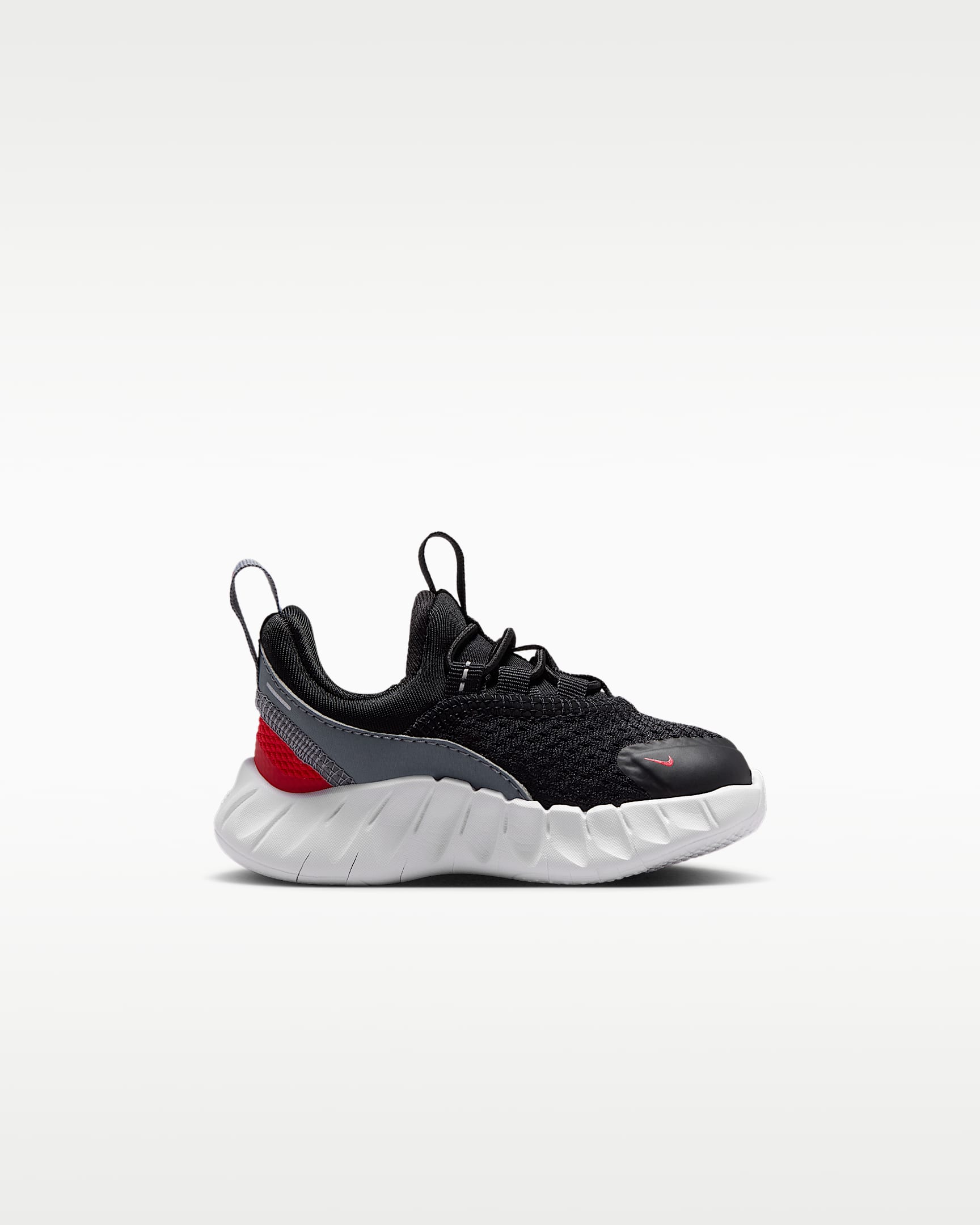 Nike Free Ride Schoenen voor baby's/peuters - Zwart/Cool Grey/University Red/Wit