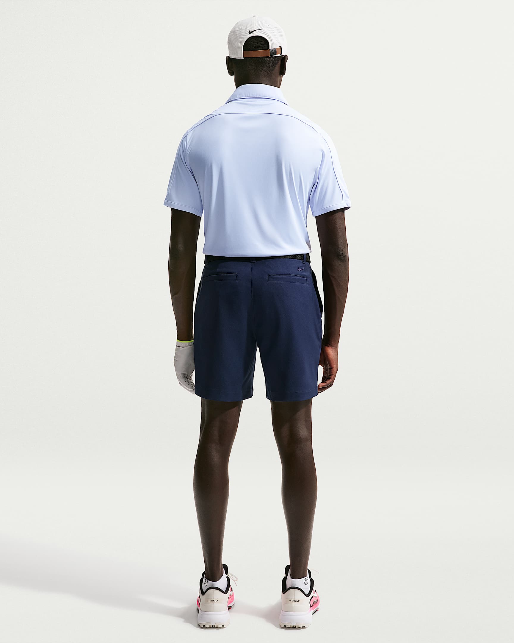Nike Par Men's Dri-FIT Chest Logo Golf Polo - Football Grey/White