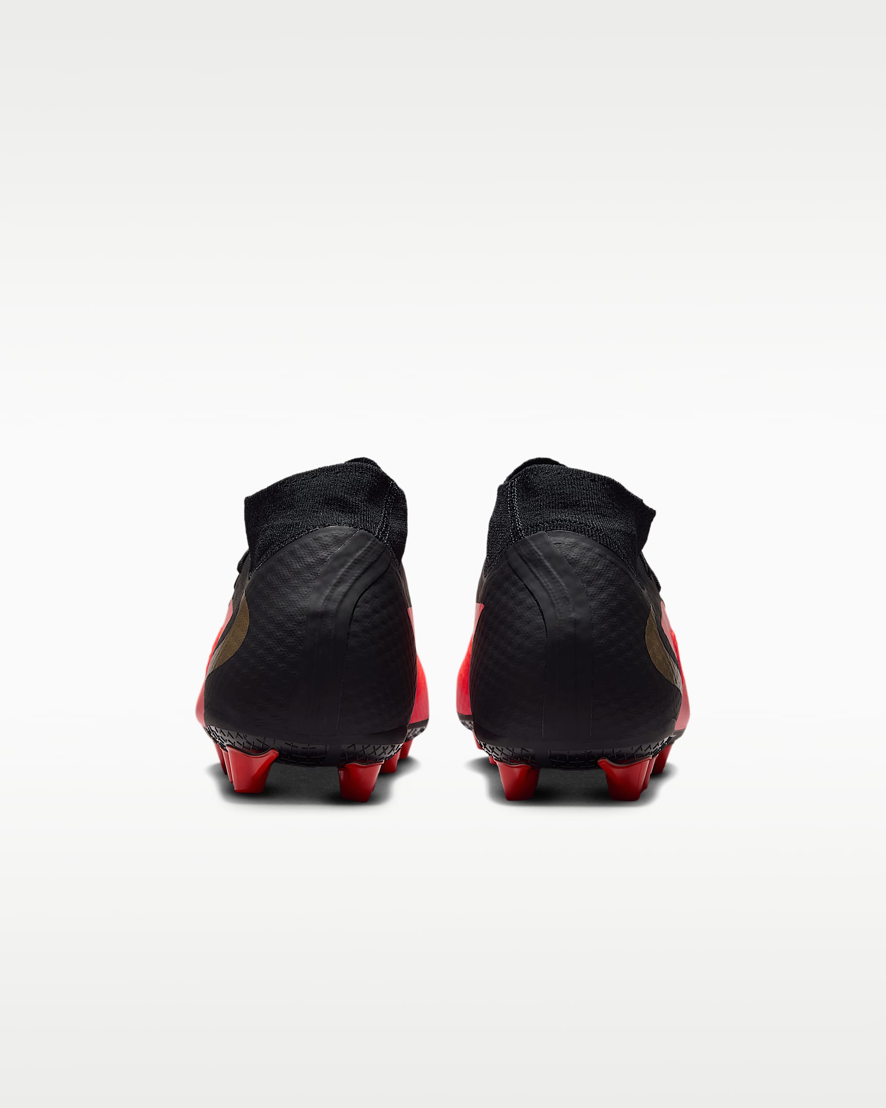 Nike Phantom 6 High Academy Artificial-Grass Football Boots - Bright Crimson/Black/Blur