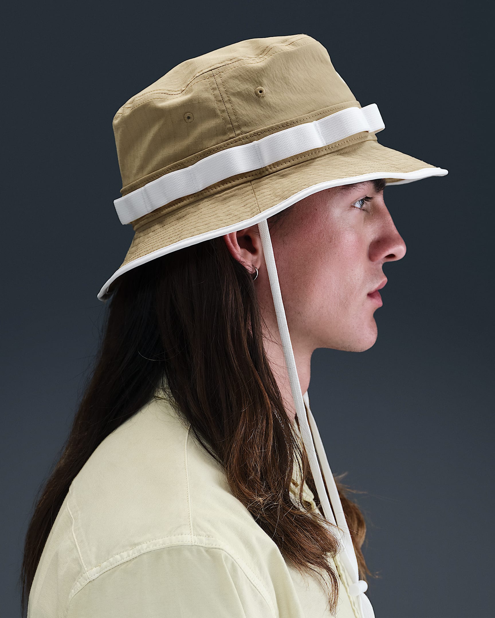 Klobouk Dri-FIT Nike Apex - Parachute Beige/Bílá/Anthracite/Bílá