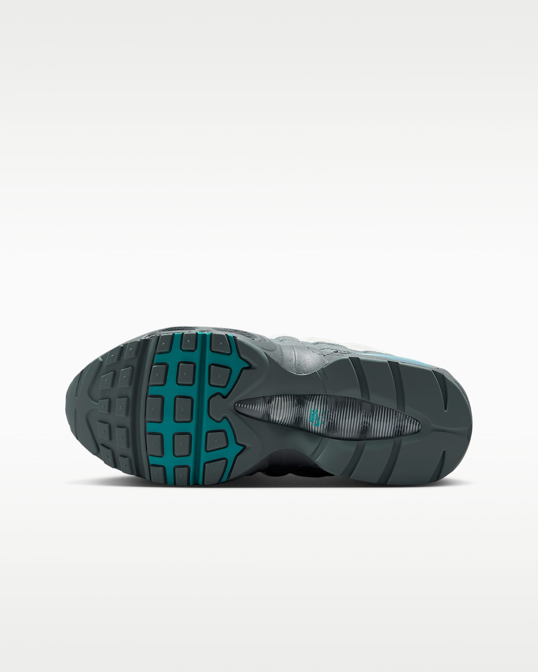 Nike Air Max 95 Big Bubble Older Kids' Shoes - Summit White/Smoke Grey/Dark Smoke Grey/Dusty Cactus