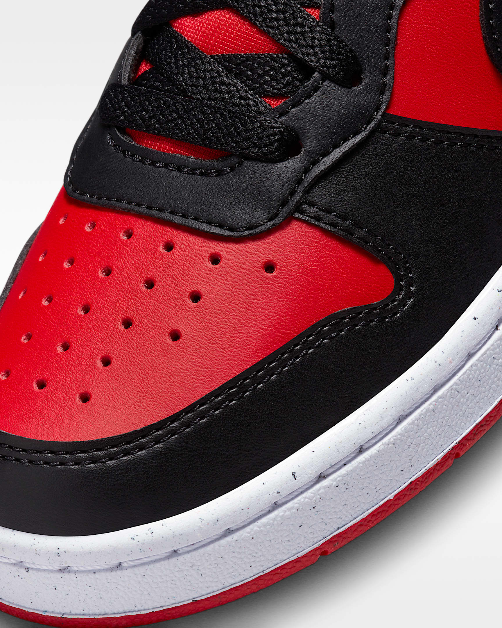 Nike Court Borough Low Recraft Big Kids' Shoes - University Red/White/Black
