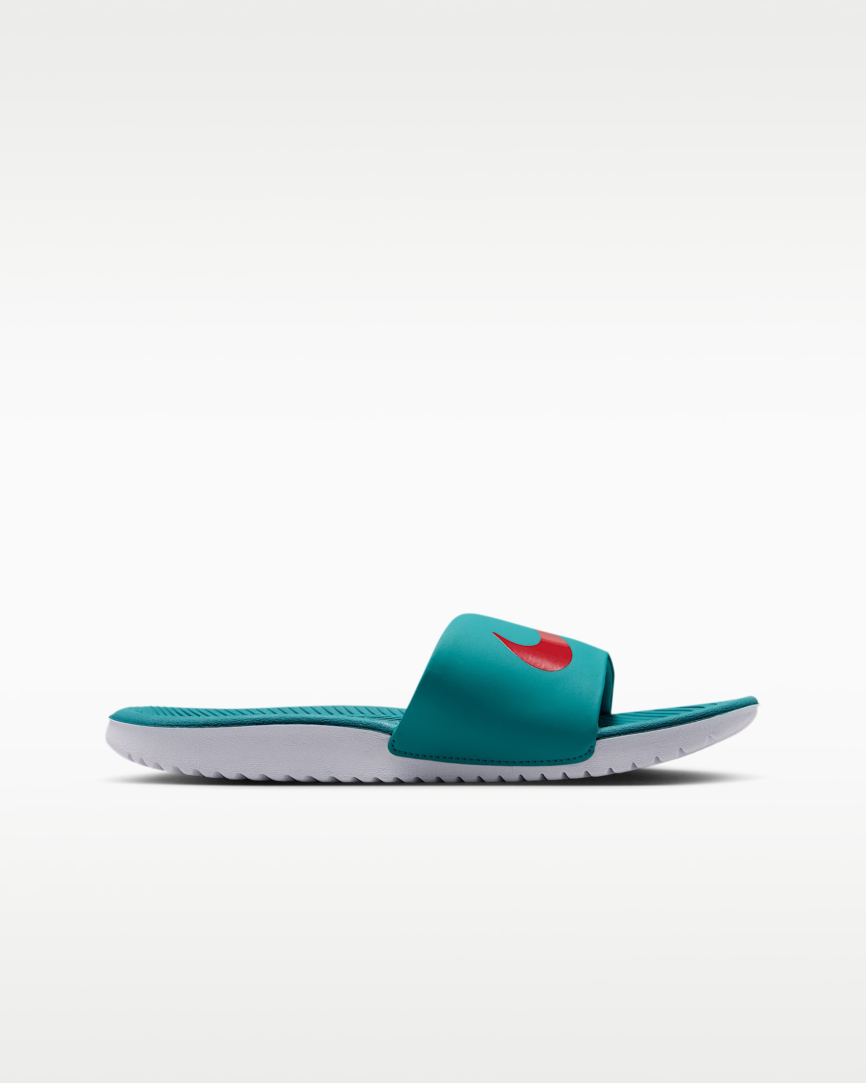 Nike Kawa Little/Big Kids' Slides - Energy/Bright Spruce/White/Tropical Pink