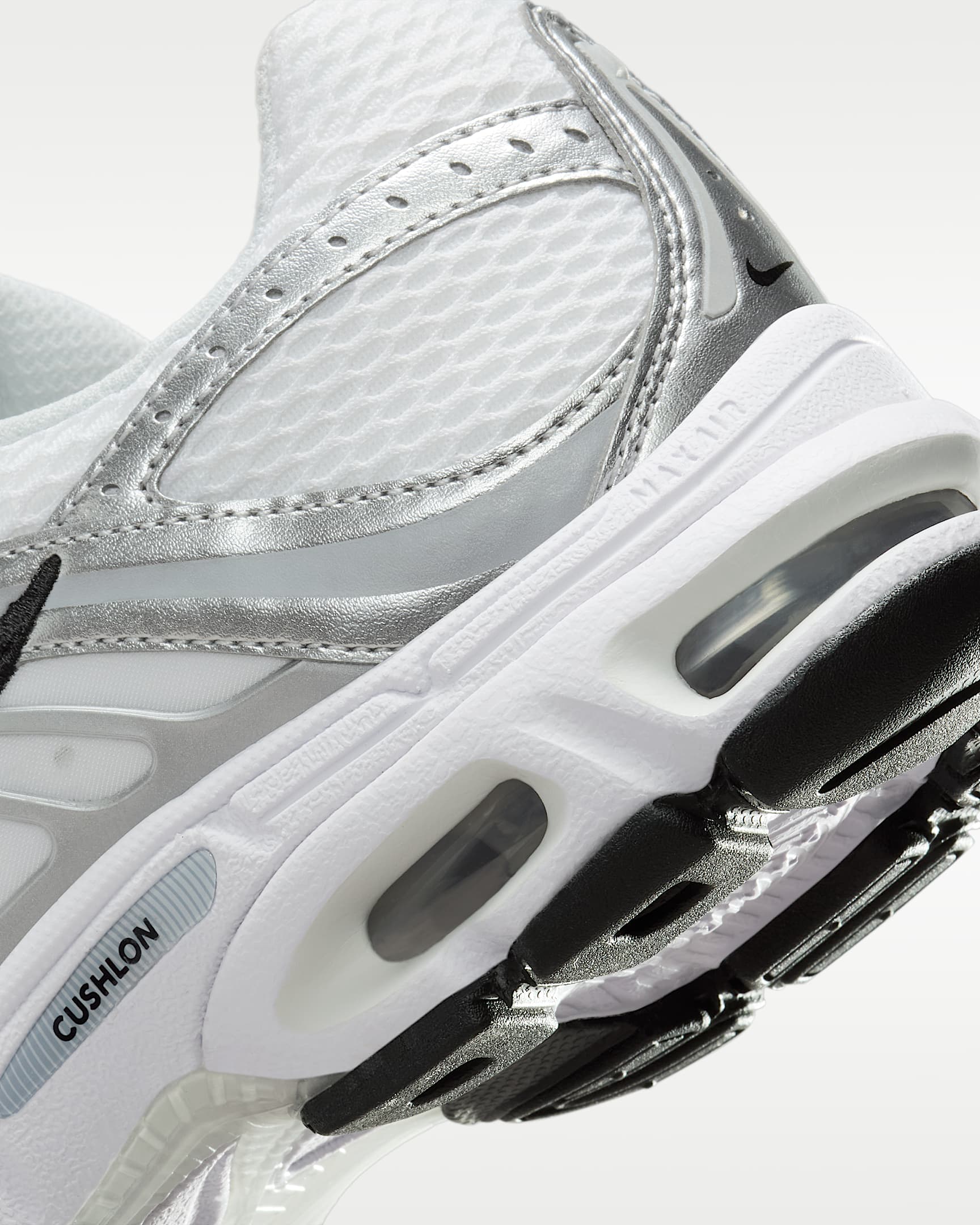 Nike Air Max Moto 2K Women's Shoes with Reflective Accents - White/Metallic Silver/Black/Photon Dust