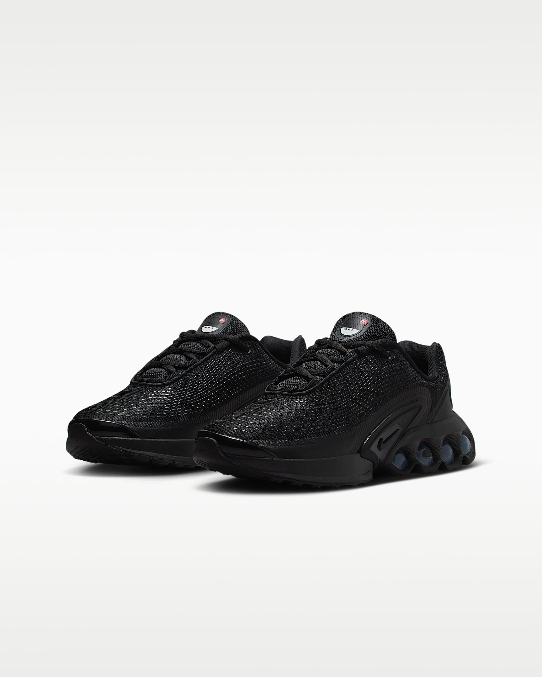 Tenis para niños grandes Nike Air Max Dn - Negro/Negro/Gris oscuro metálico/Negro