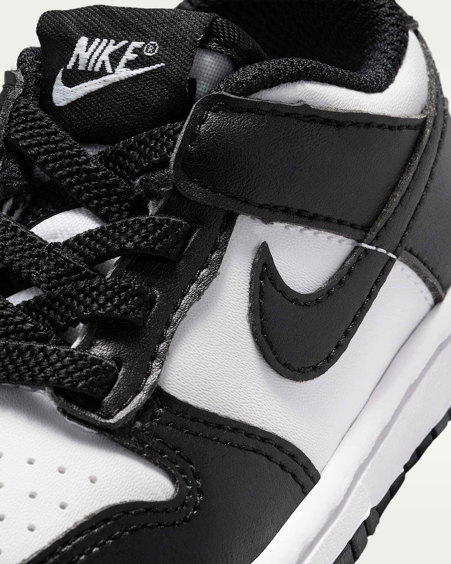 Chaussure Nike Dunk Low pour bébé et tout-petit - Blanc/Blanc/Noir