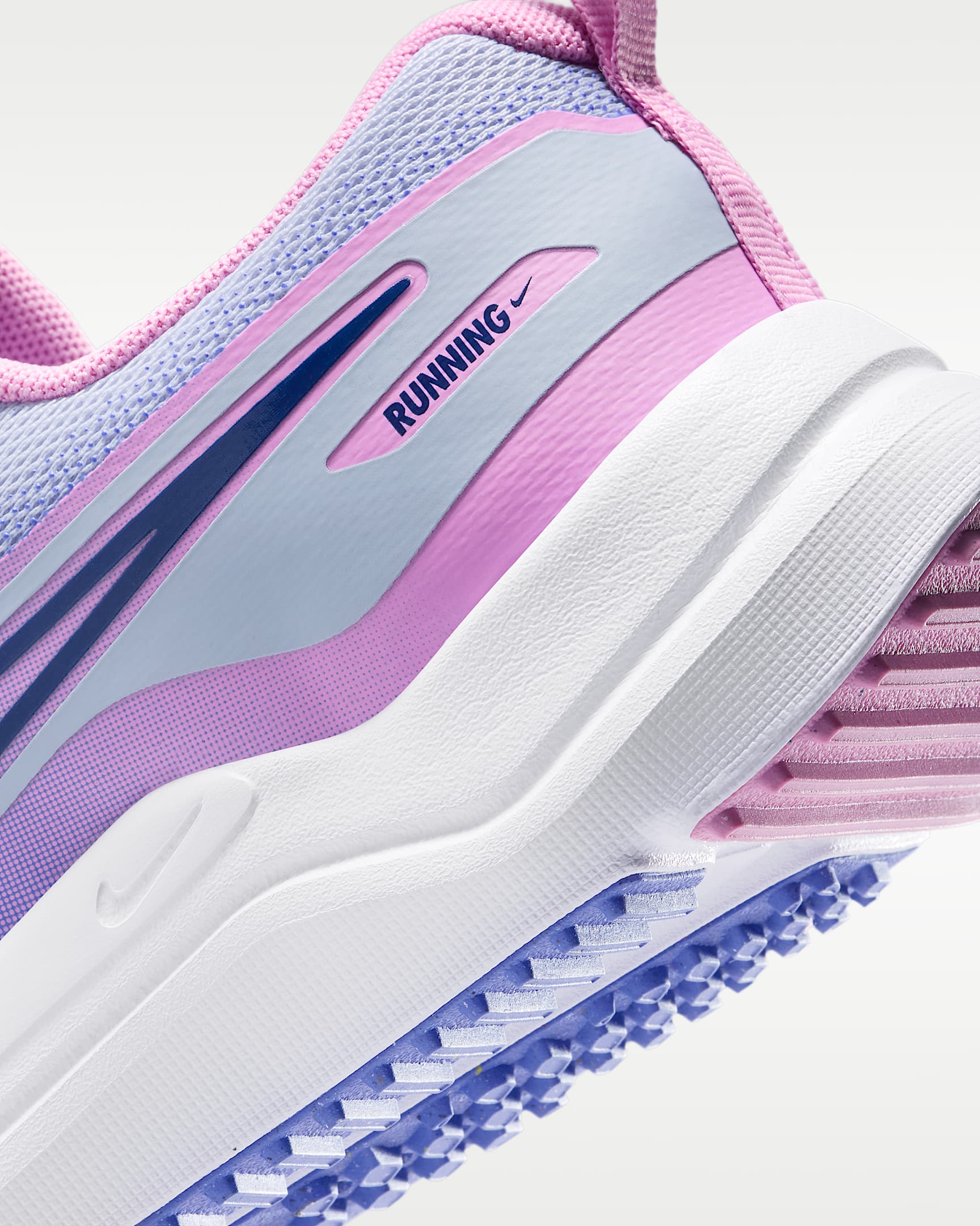 Nike Cosmic Runner Big Kids' Road Running Shoes - Ghost/Sapphire/Light Magenta/Midnight Navy