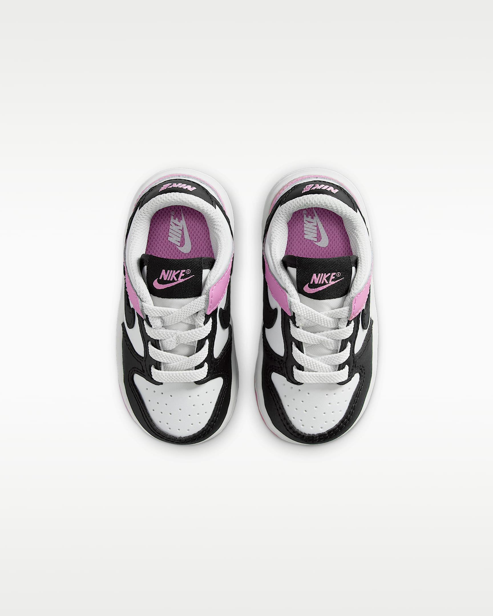 Nike Dunk Low Baby/Toddler Shoes - Off White/Light Magenta/Black