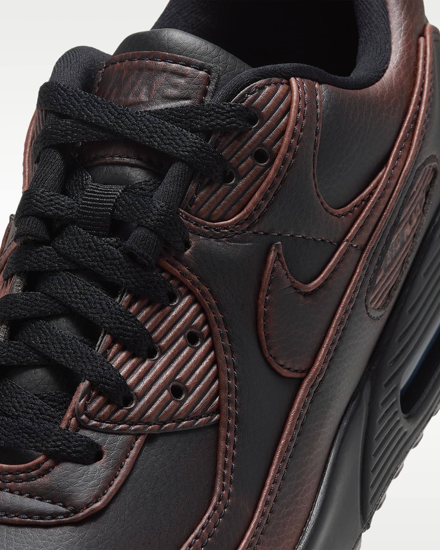 Nike Air Max 90 Premium Men's Shoes - Black/Cinnamon/Black