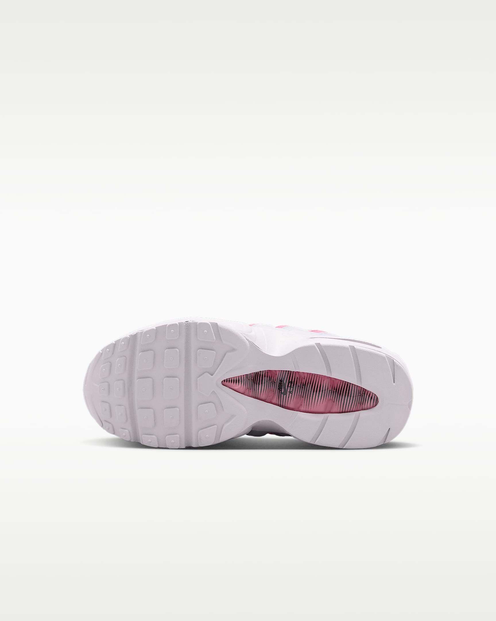 Nike Air Max '95 Little Kids' Shoes - Football Grey/Peony/Ghost/White