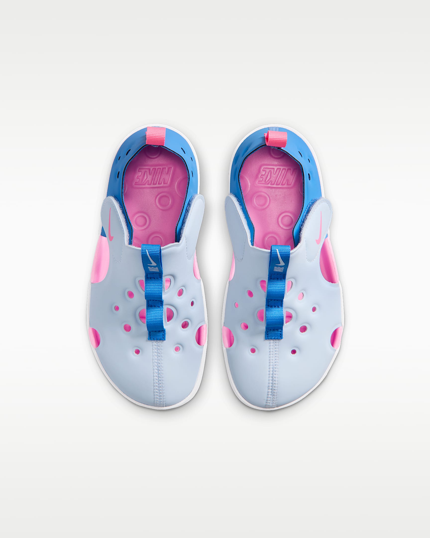 Nike Sunray Protect 4 Younger Kids' Sandals - Hydrogen Blue/Blue Crystal/White/Pink Glow