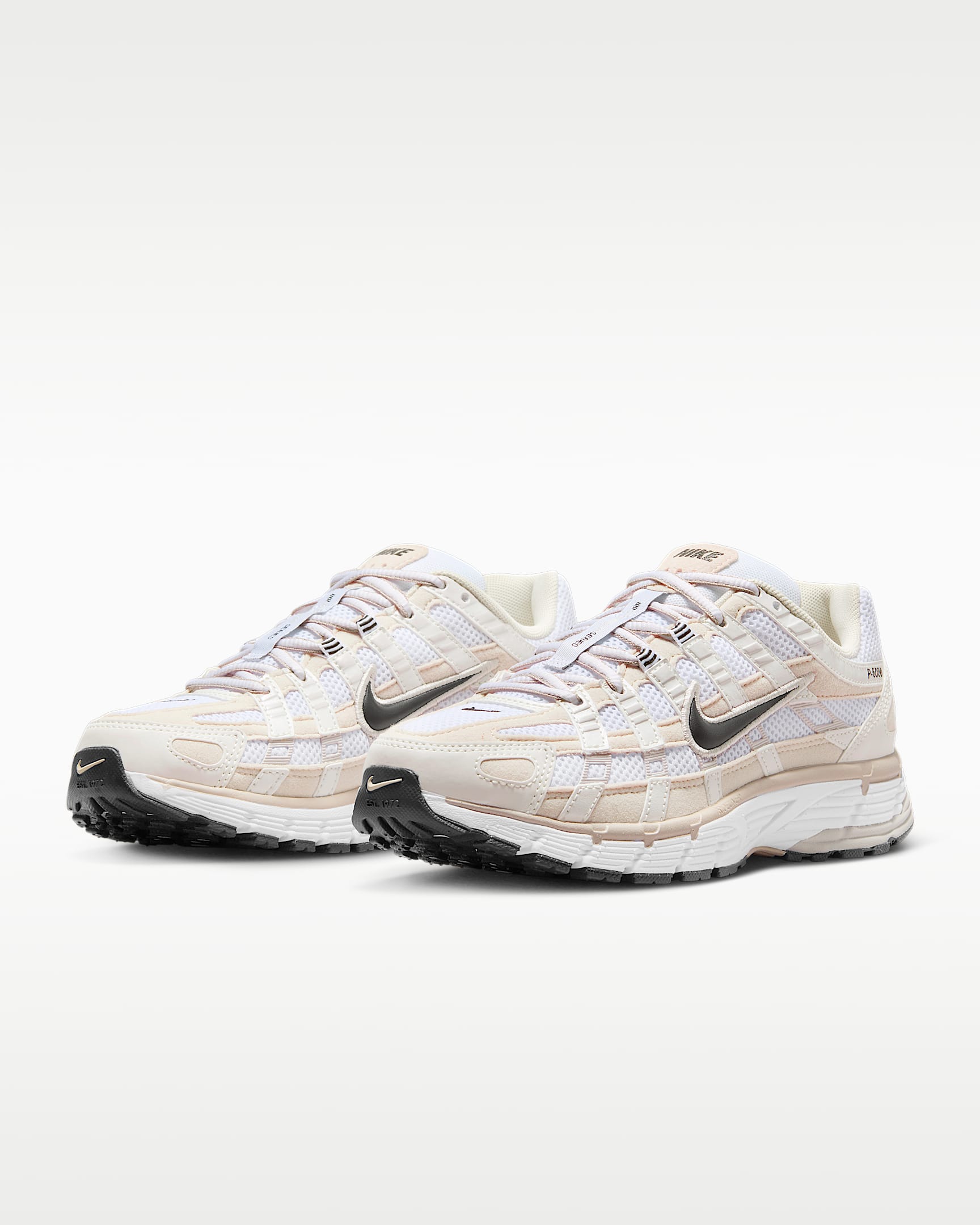 Nike P-6000 Women's Shoes - Light Orewood Brown/White/Metallic Summit White/Black