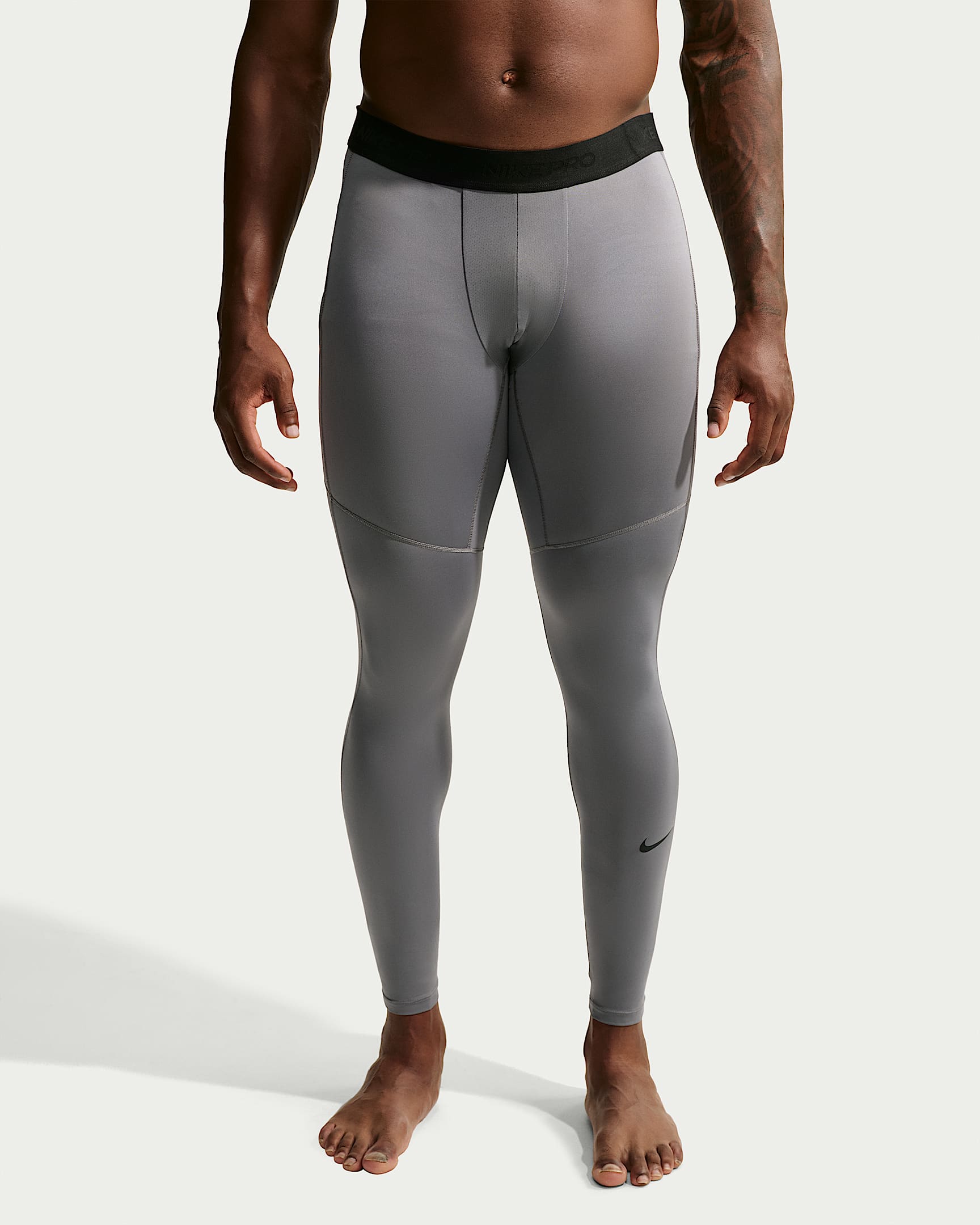 Legging de fitness Dri-FIT Nike Pro pour homme - Smoke Grey/Noir