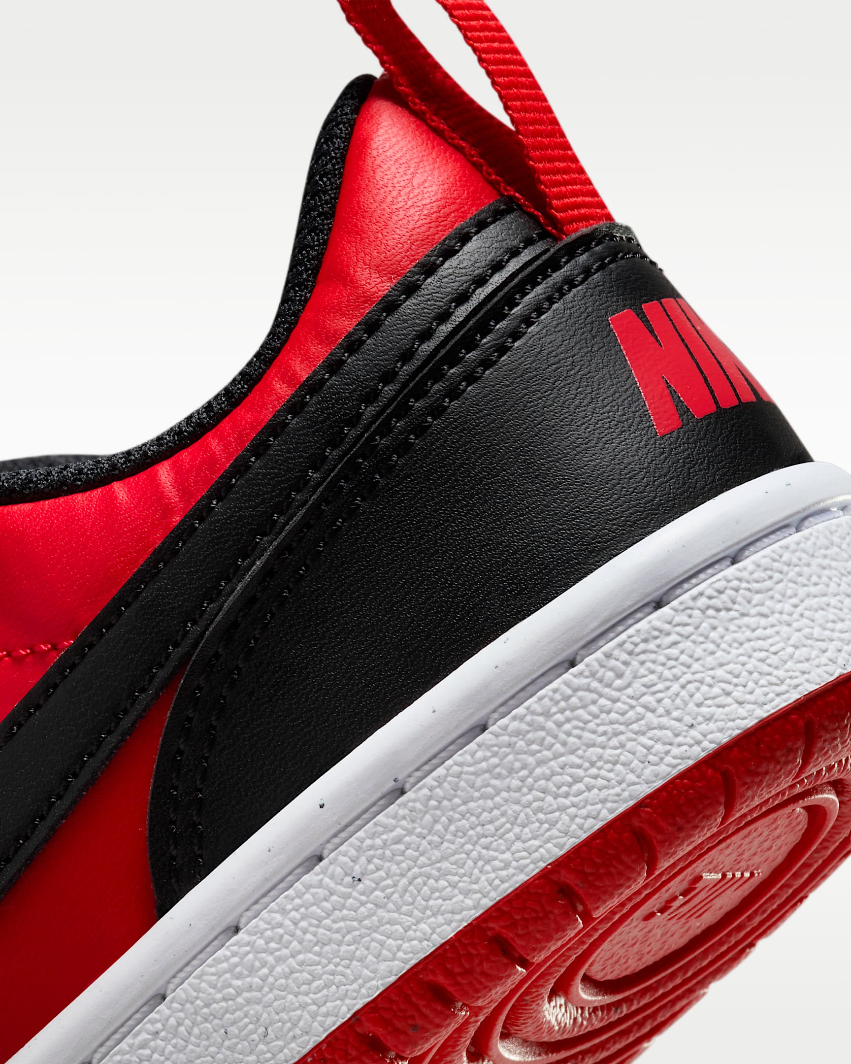 Nike Court Borough Low Recraft kleuterschoenen - University Red/Wit/Zwart