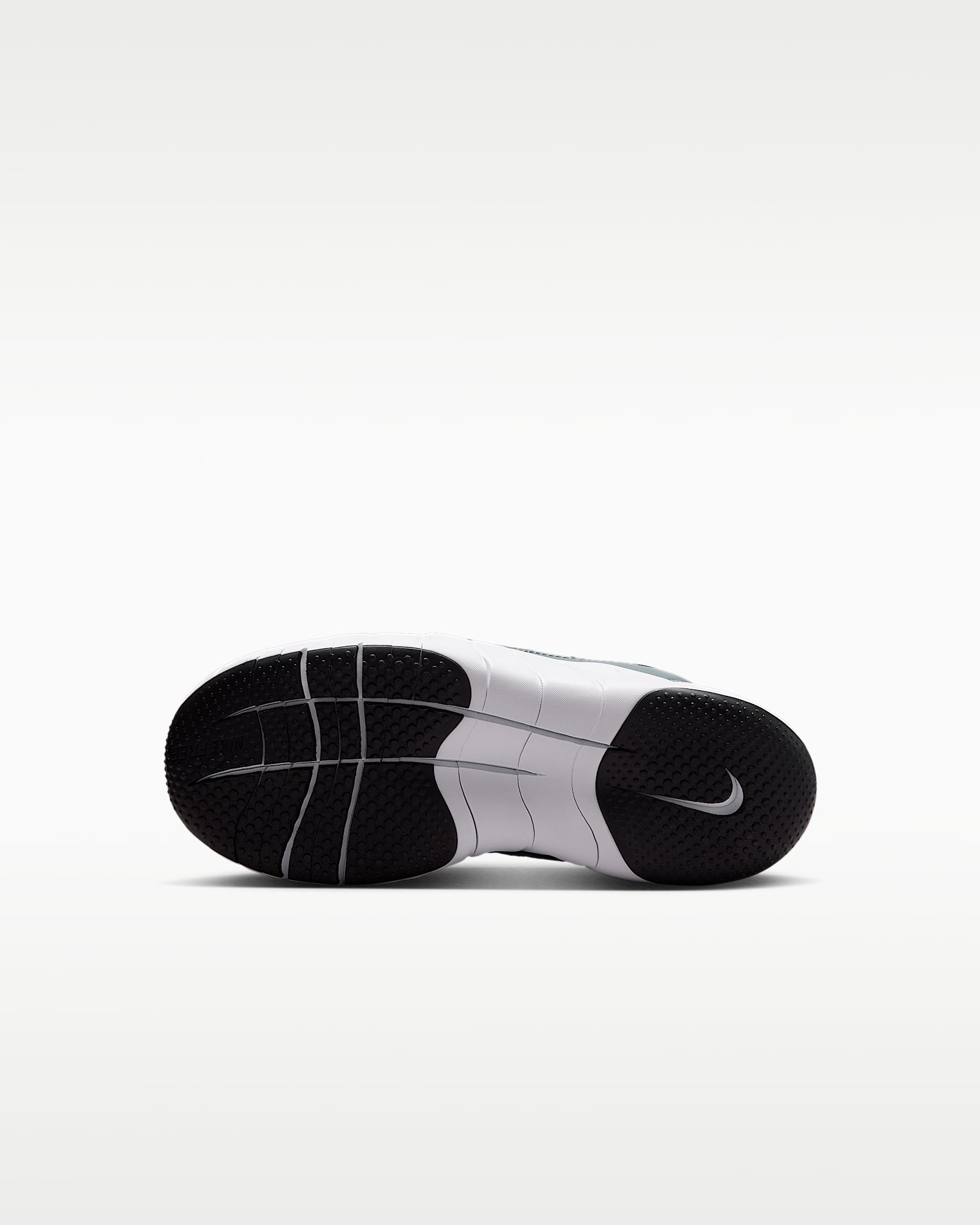Nike Free Ride-løbesko til mindre børn - sort/Cool Grey/University Red/hvid